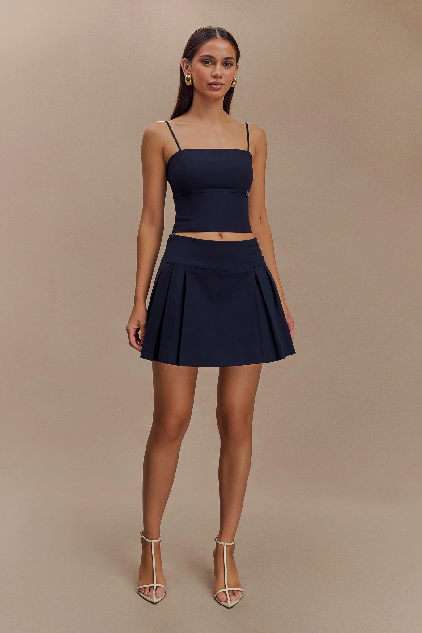 Aberley Crop Top - Dark Navy - Image 6