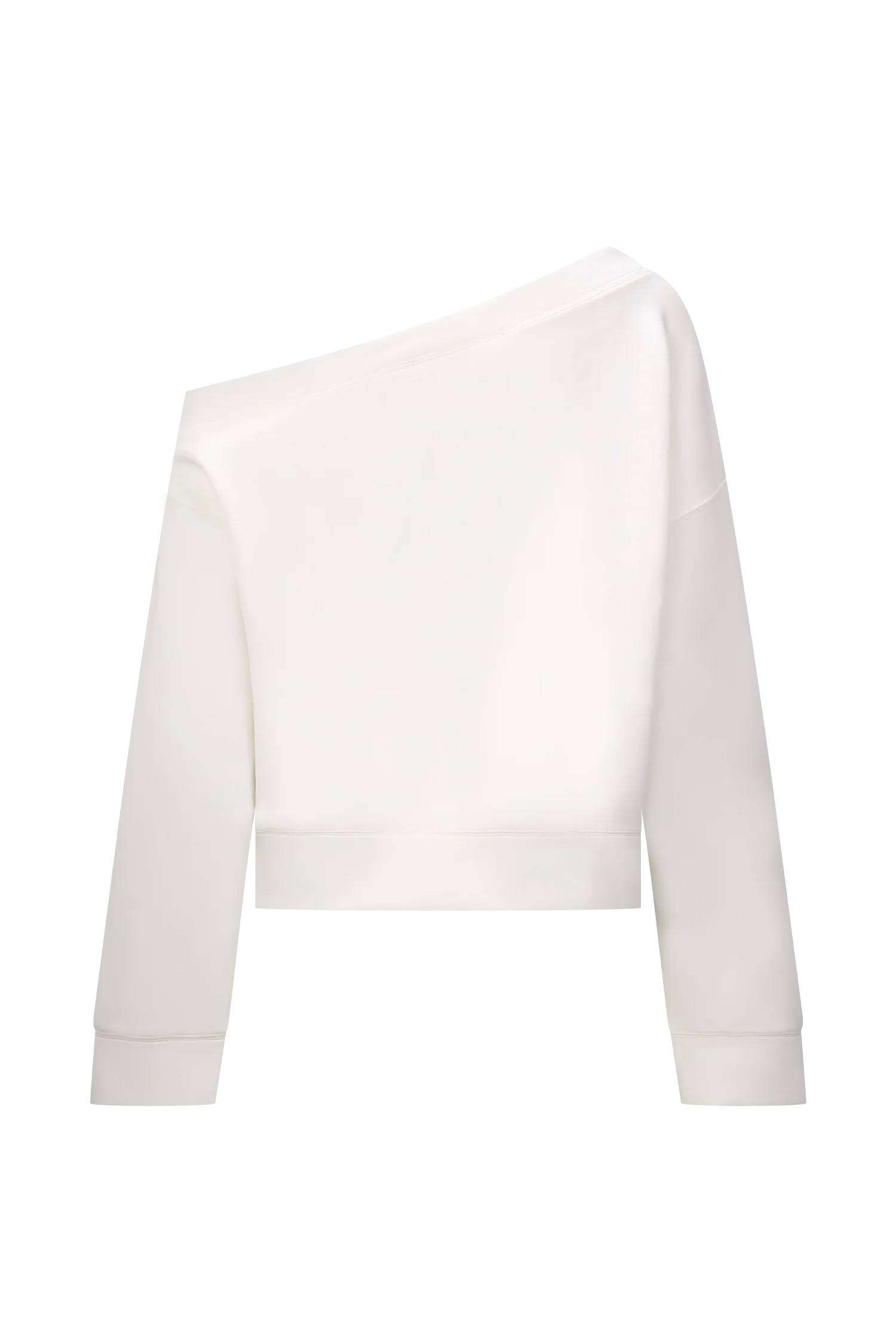 Aiden Slouchy Crew Jumper - Ivory - Image 6
