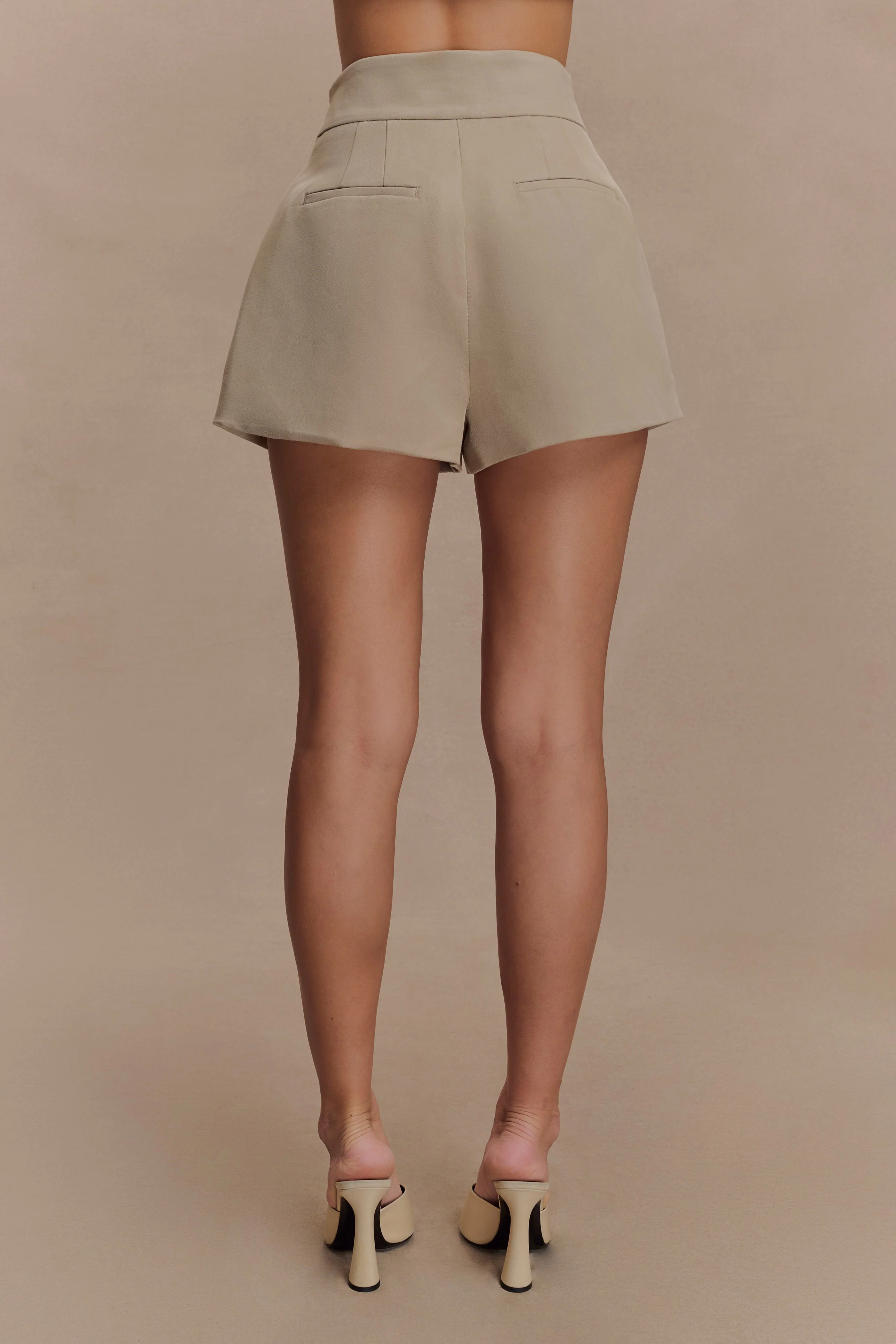 Alden High Waisted Short - Pebble - Image 2