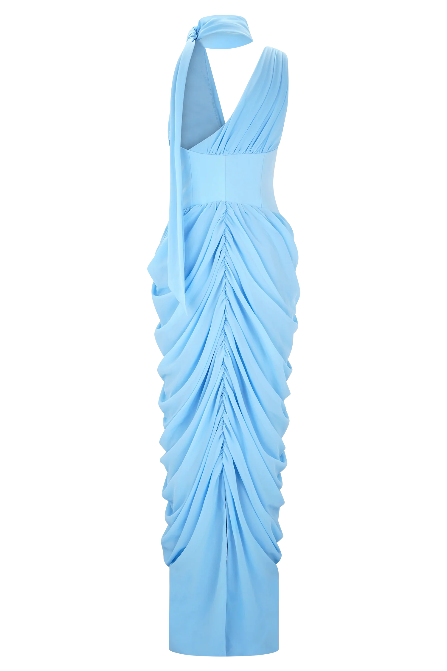 Alex Chiffon Maxi Dress - Blue - Image 8