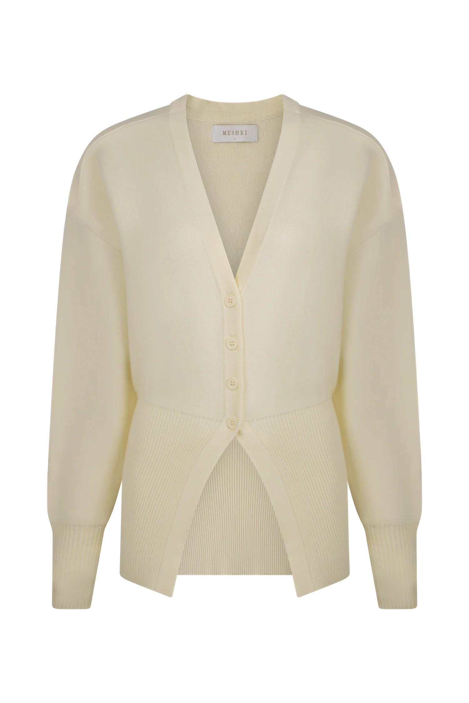 Alexia Buttoned Oversized Cardigan - Ivory - Image 9