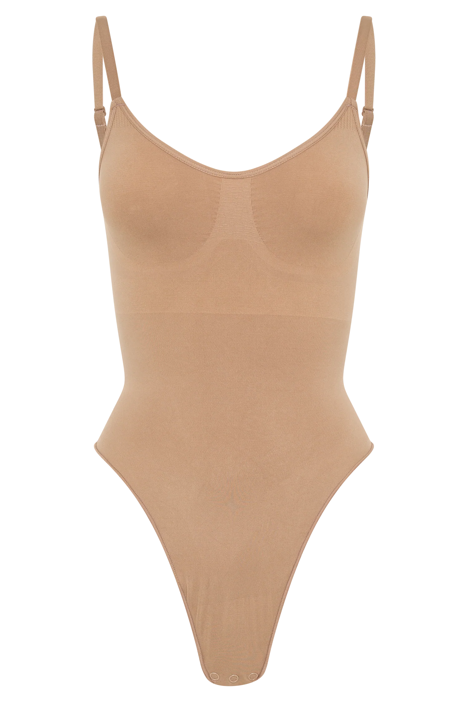 Alyssa Backless Shapewear Bodysuit - Latte - Image 7