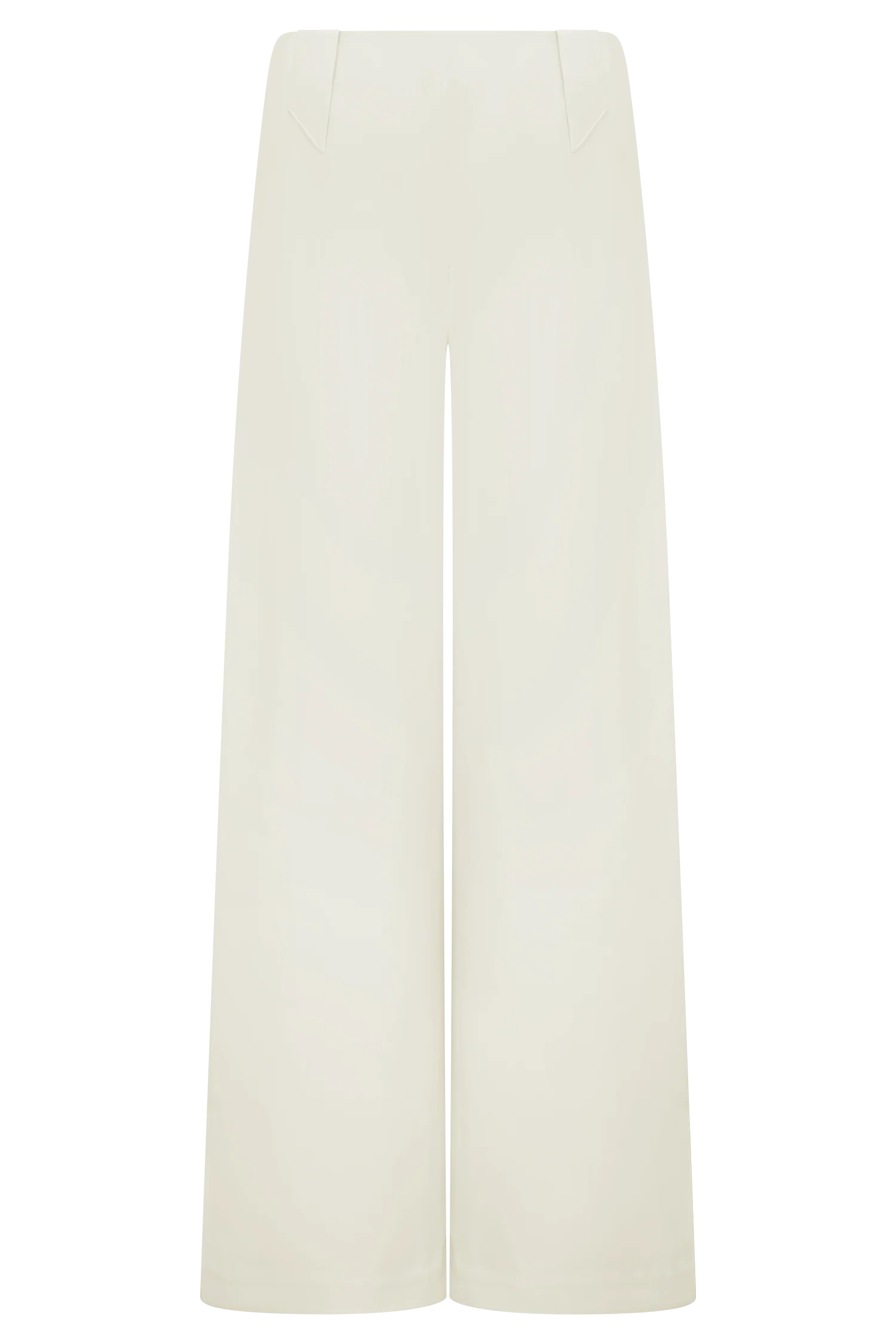 Arlo Wide Leg Suiting Trouser - Ivory - Image 10