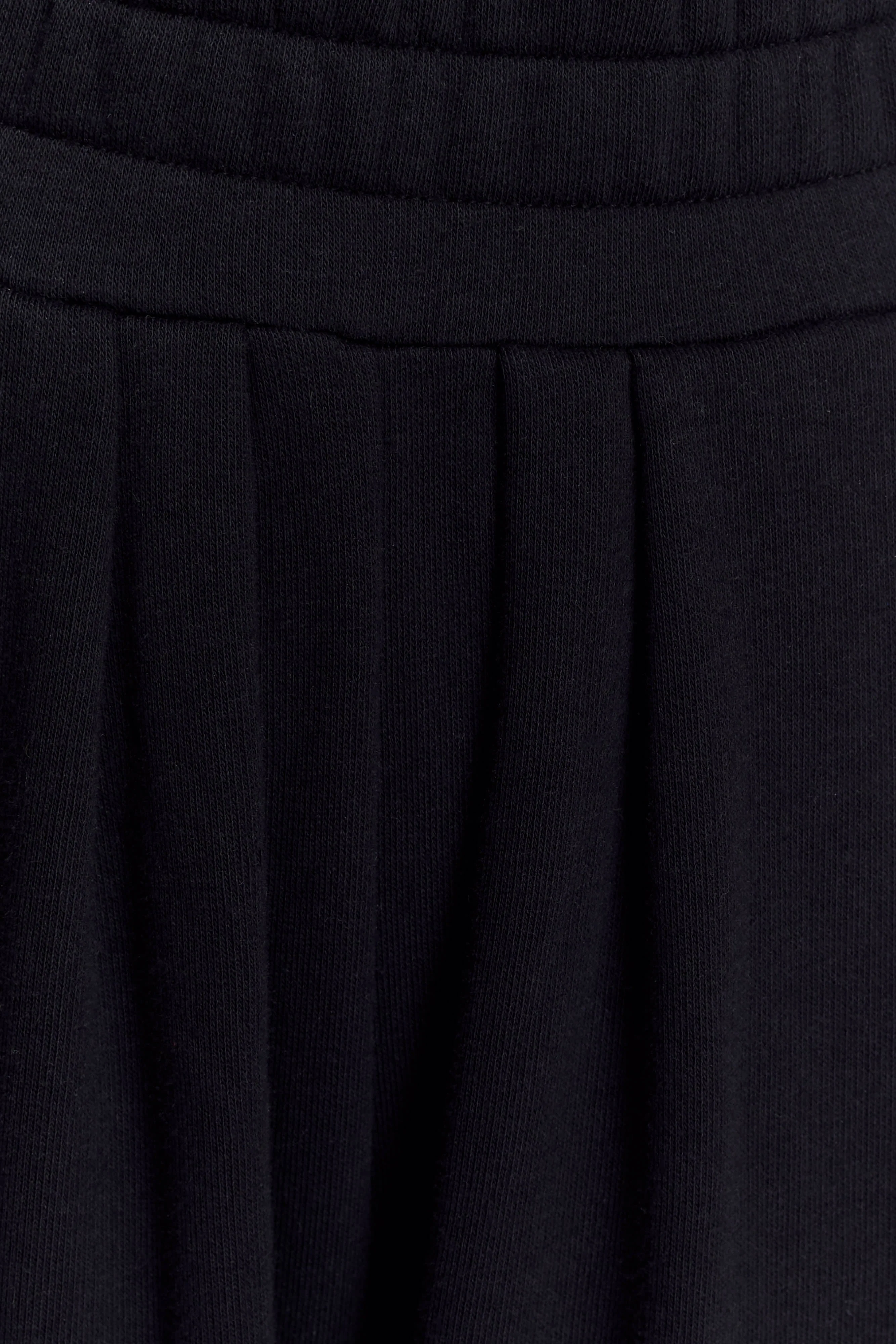 Aspen Gathered Wide Leg Jogger - Black - Image 5