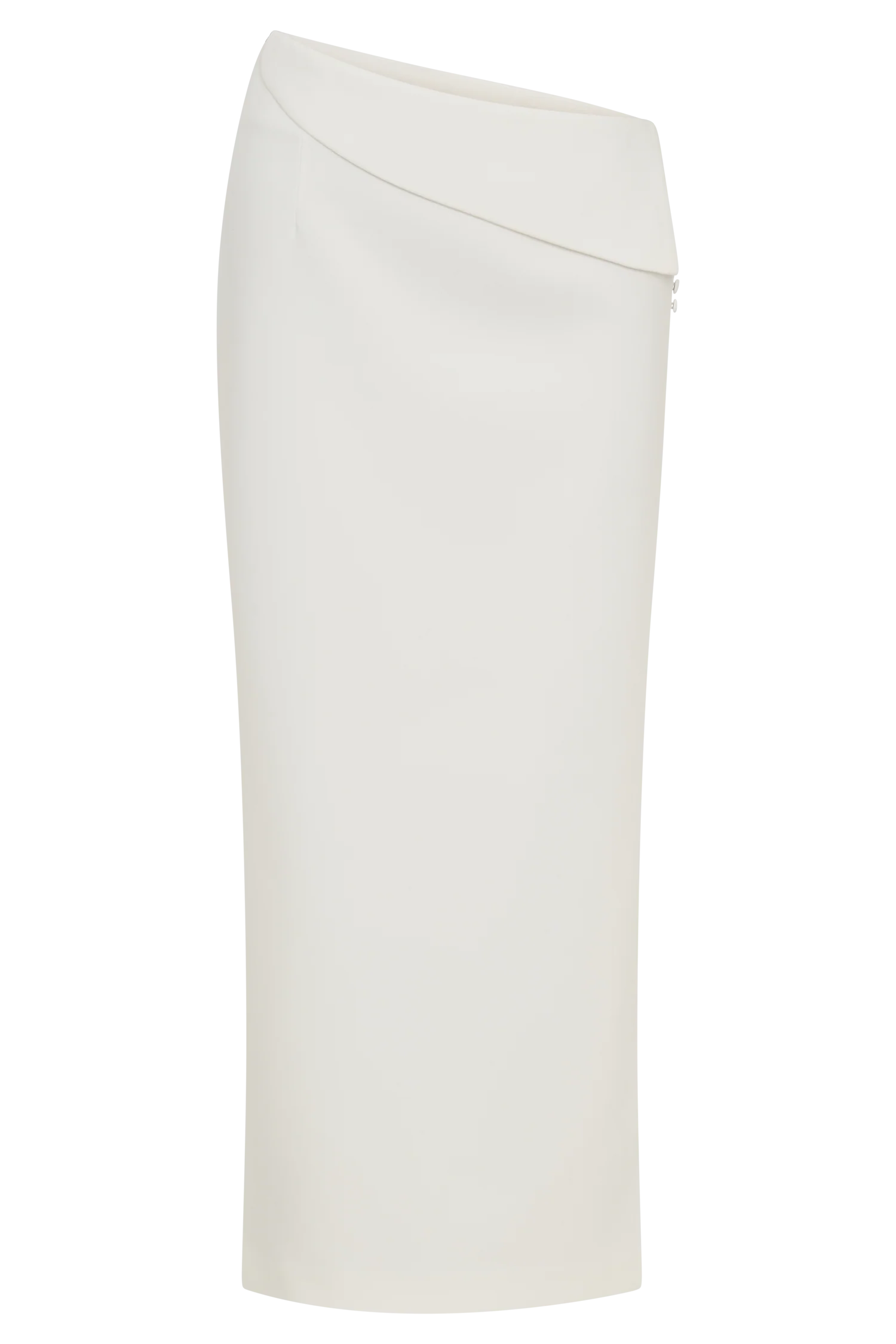 Astrid Suiting Midi Skirt - White - Image 9