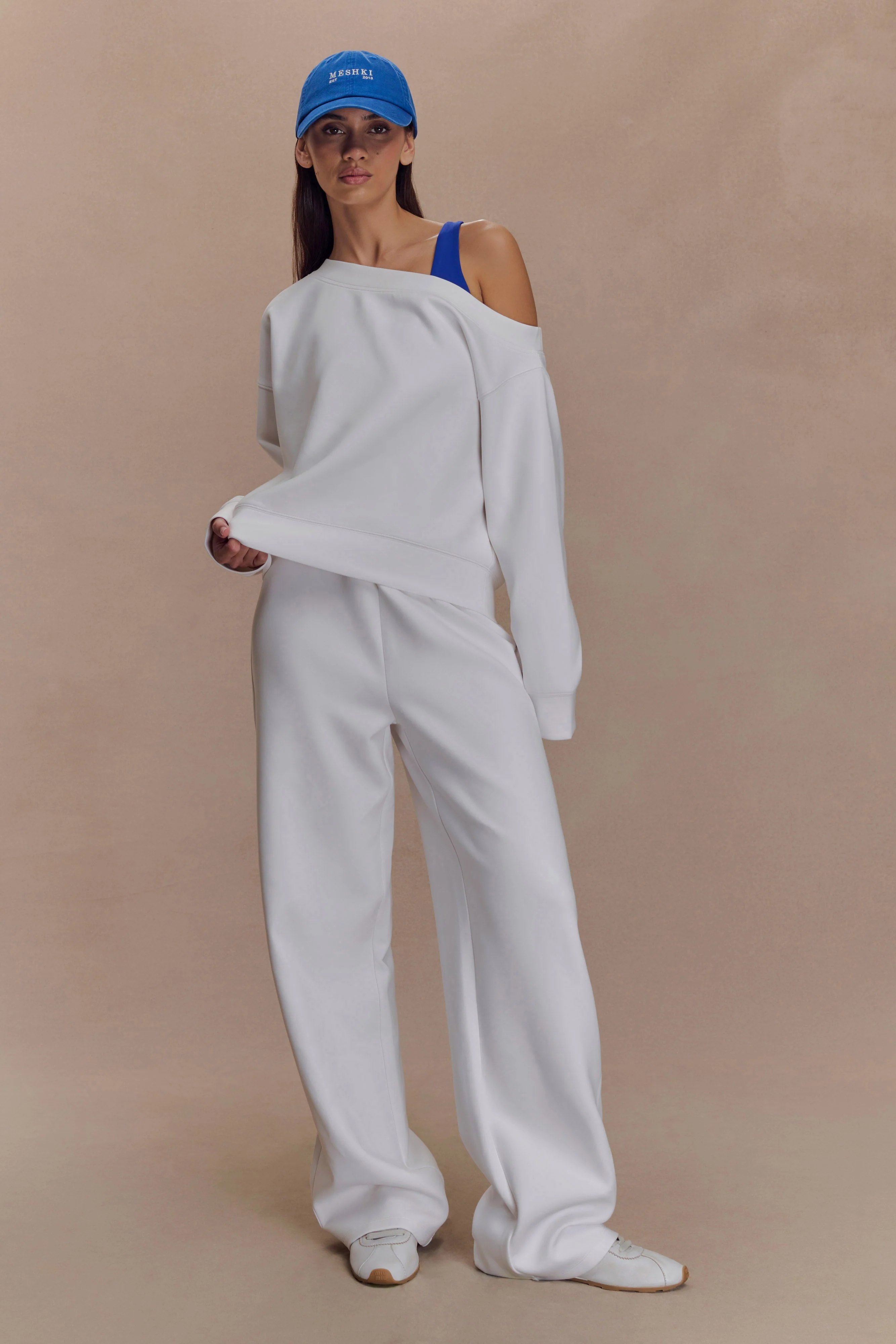 August Straight Leg Jogger - Ivory - Image 8