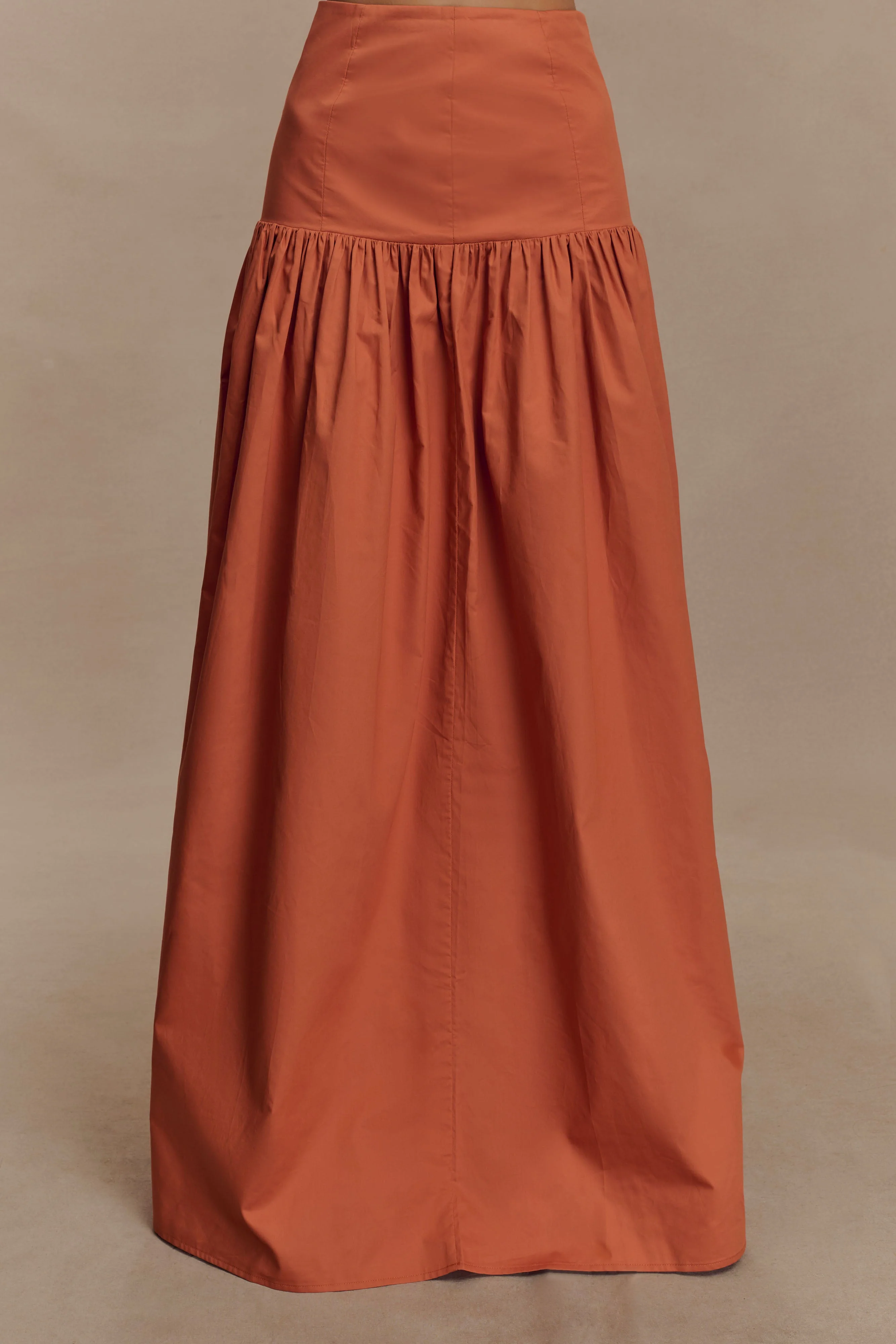 Autumn Maxi Skirt - Burnt Orange - Image 4