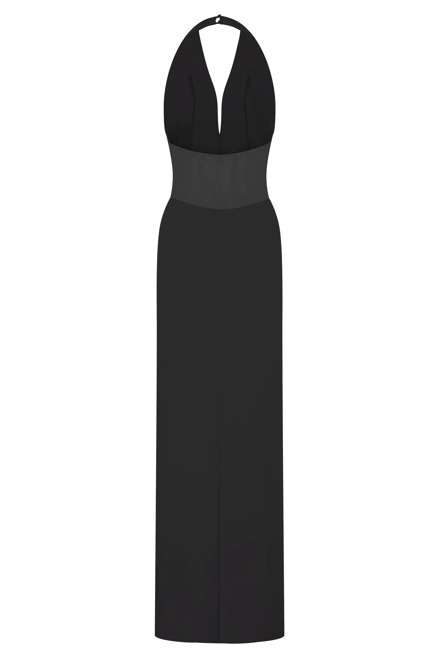 Bonnie Slinky And Lace Maxi Dress - Black - Image 6