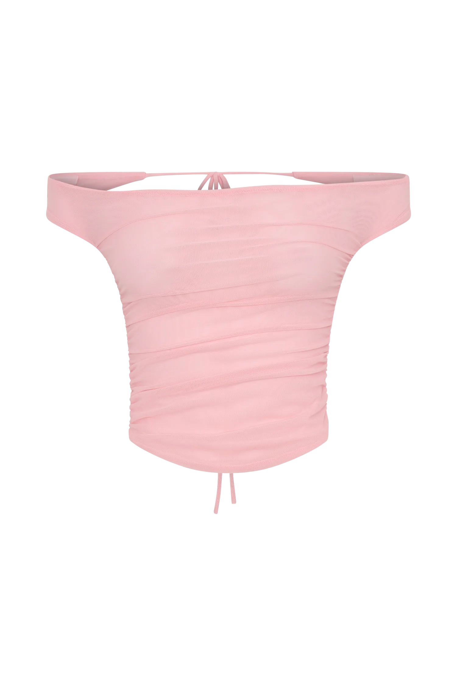 Brooklyn Mesh Crop Top - Candy Pink - Image 9