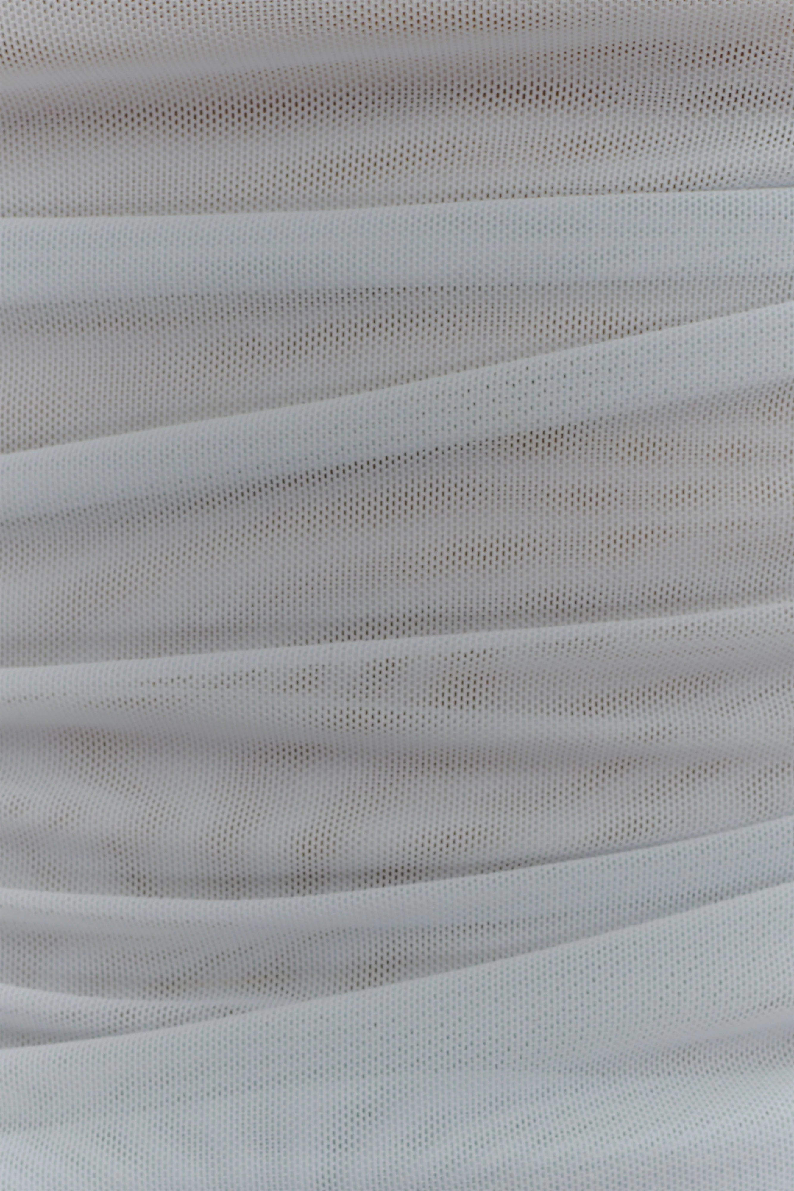 Brooklyn Mesh Crop Top - Pale Blue - Image 3