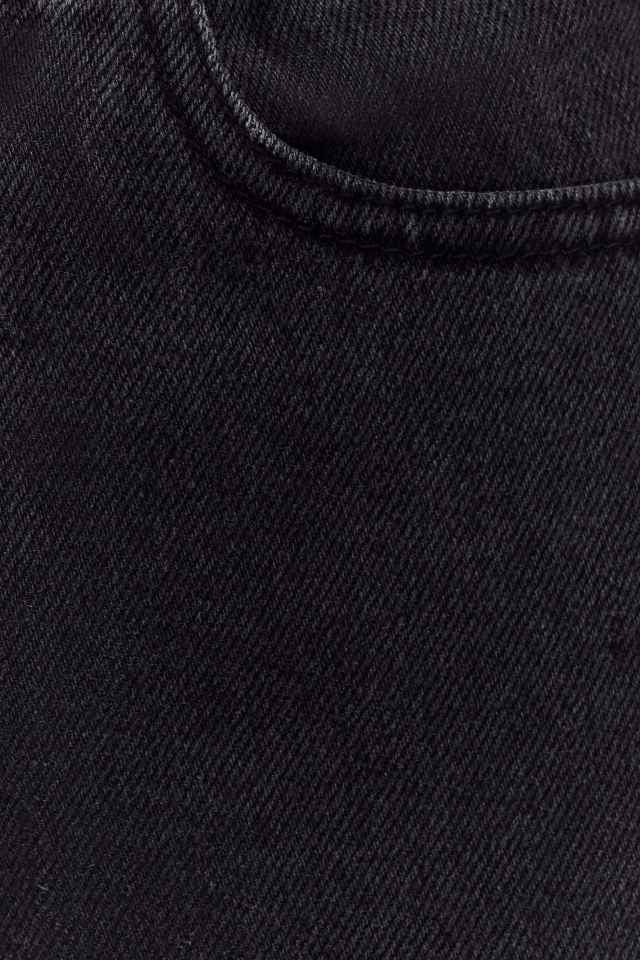 Caitlin Mid Rise Denim Jeans - Washed Black - Image 7