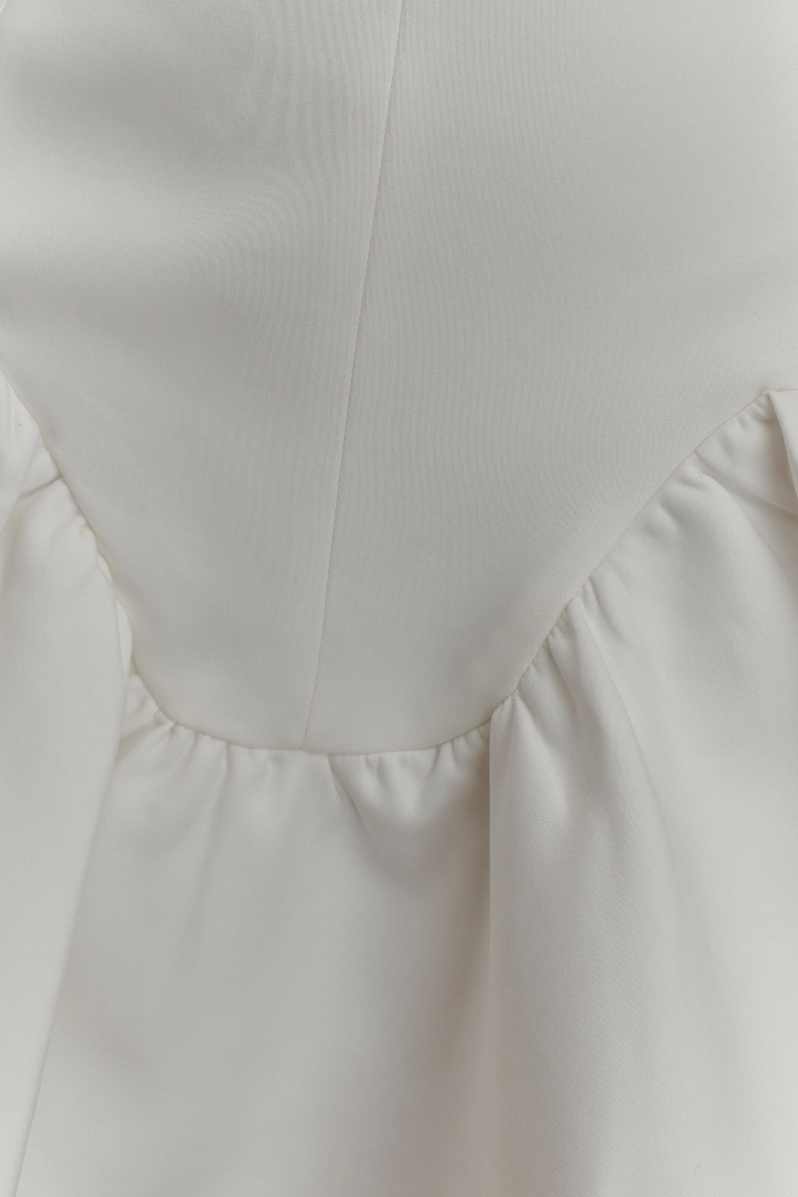 Calipso Halter Mini Dress - White - Image 5