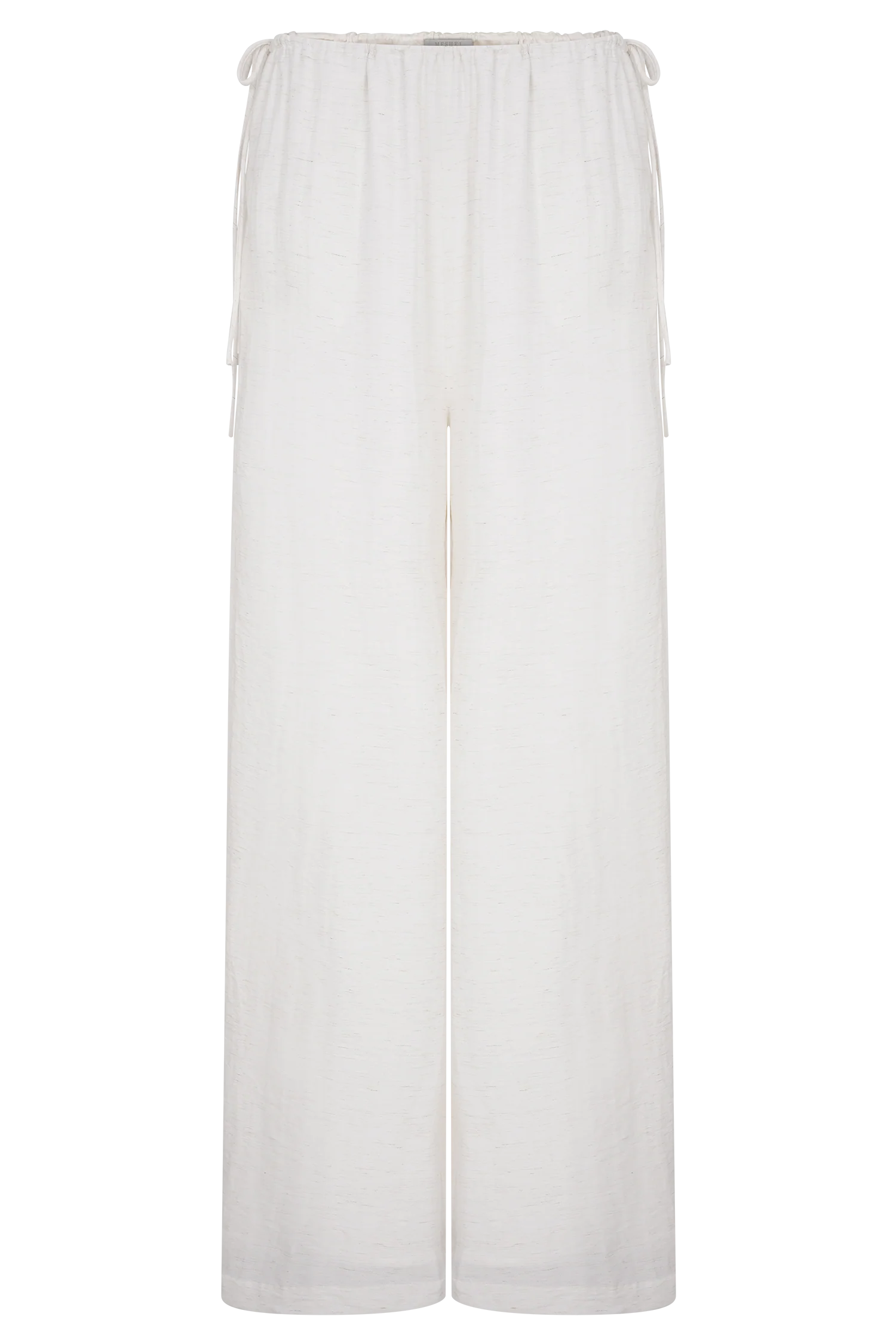 Callum Drawstring Straight Leg Pants - White - Image 9