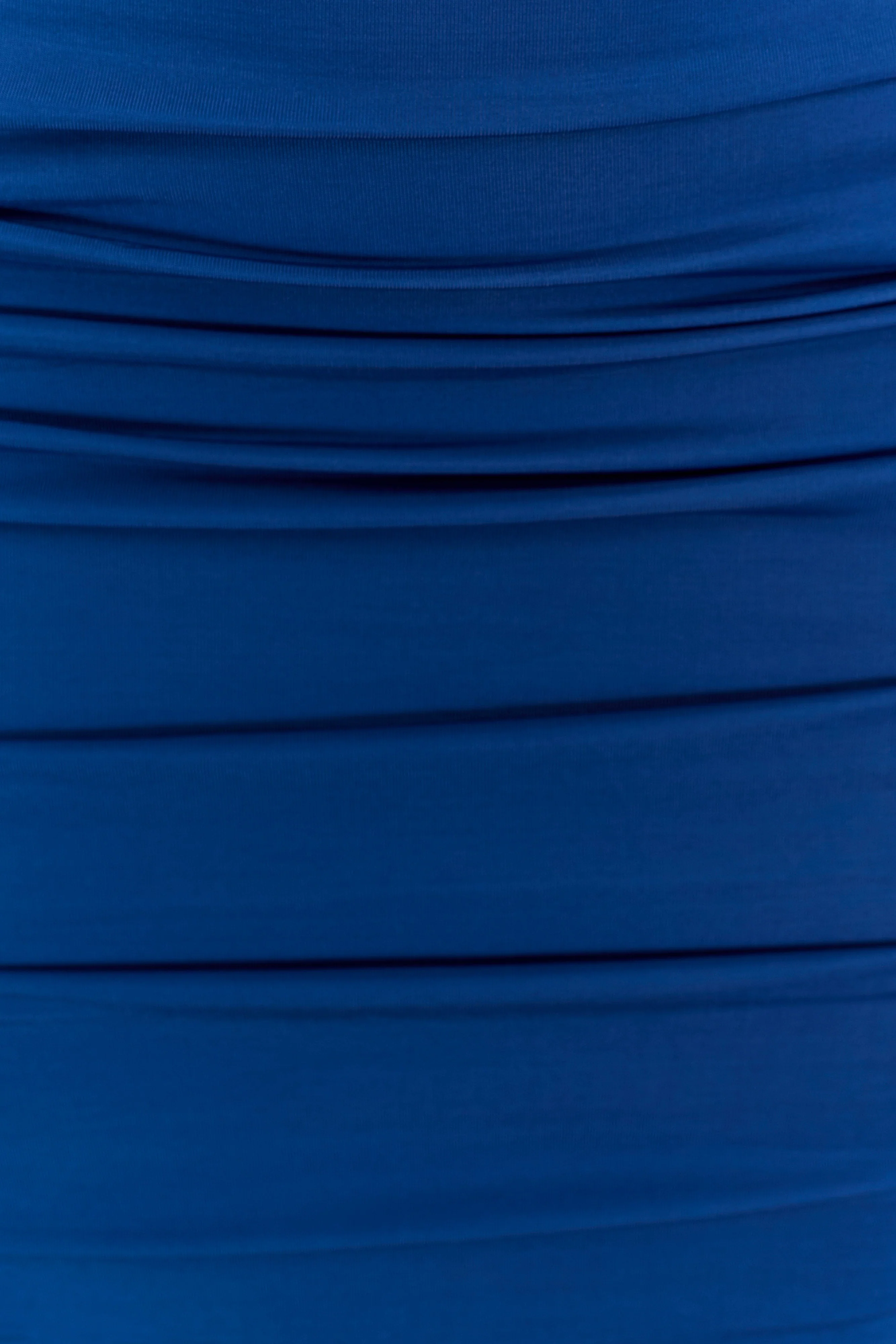 Camila Ruched Halter Midi Dress - Cobalt - Image 6