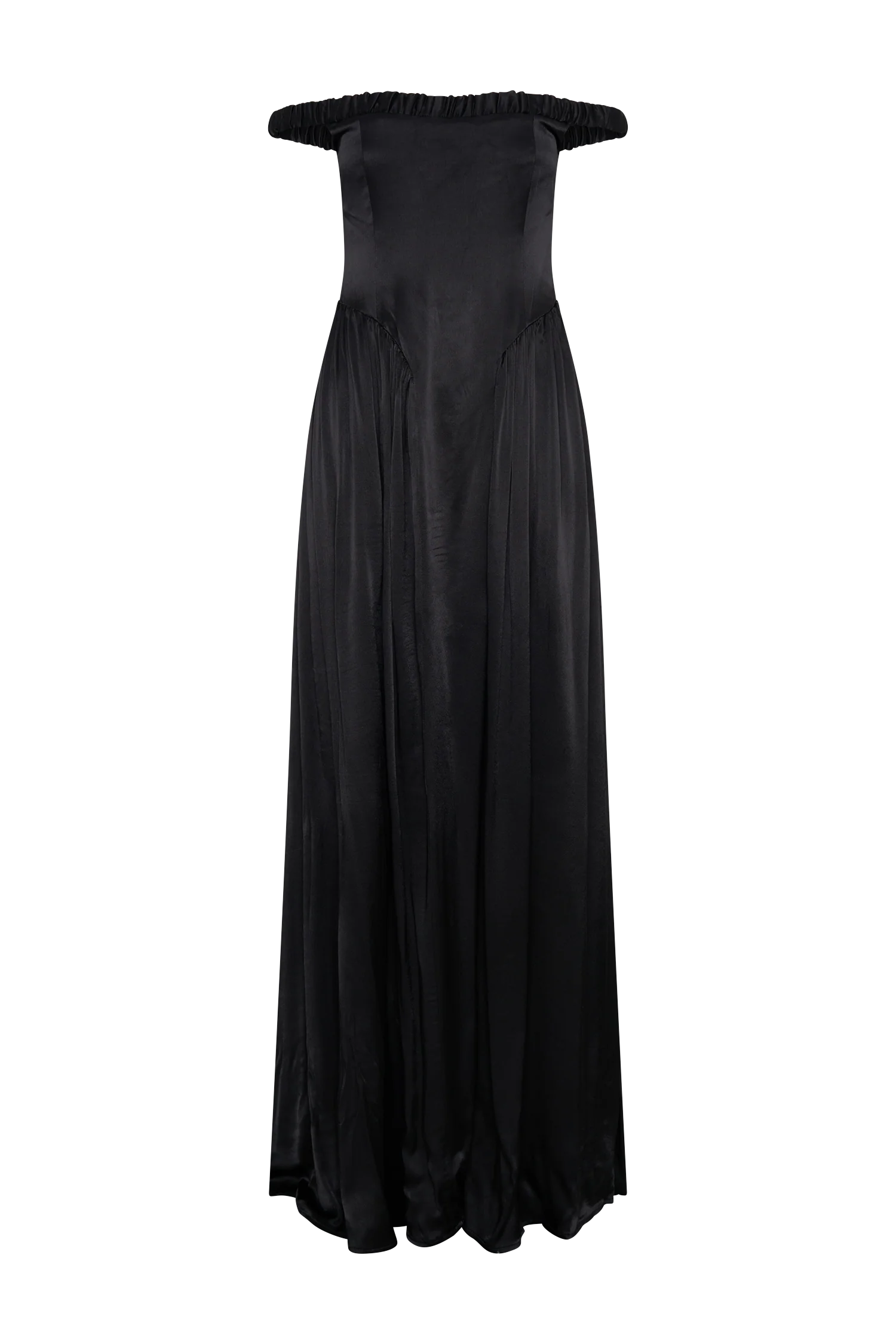 Coco Dropped Waist Maxi Dress - Black - Image 9