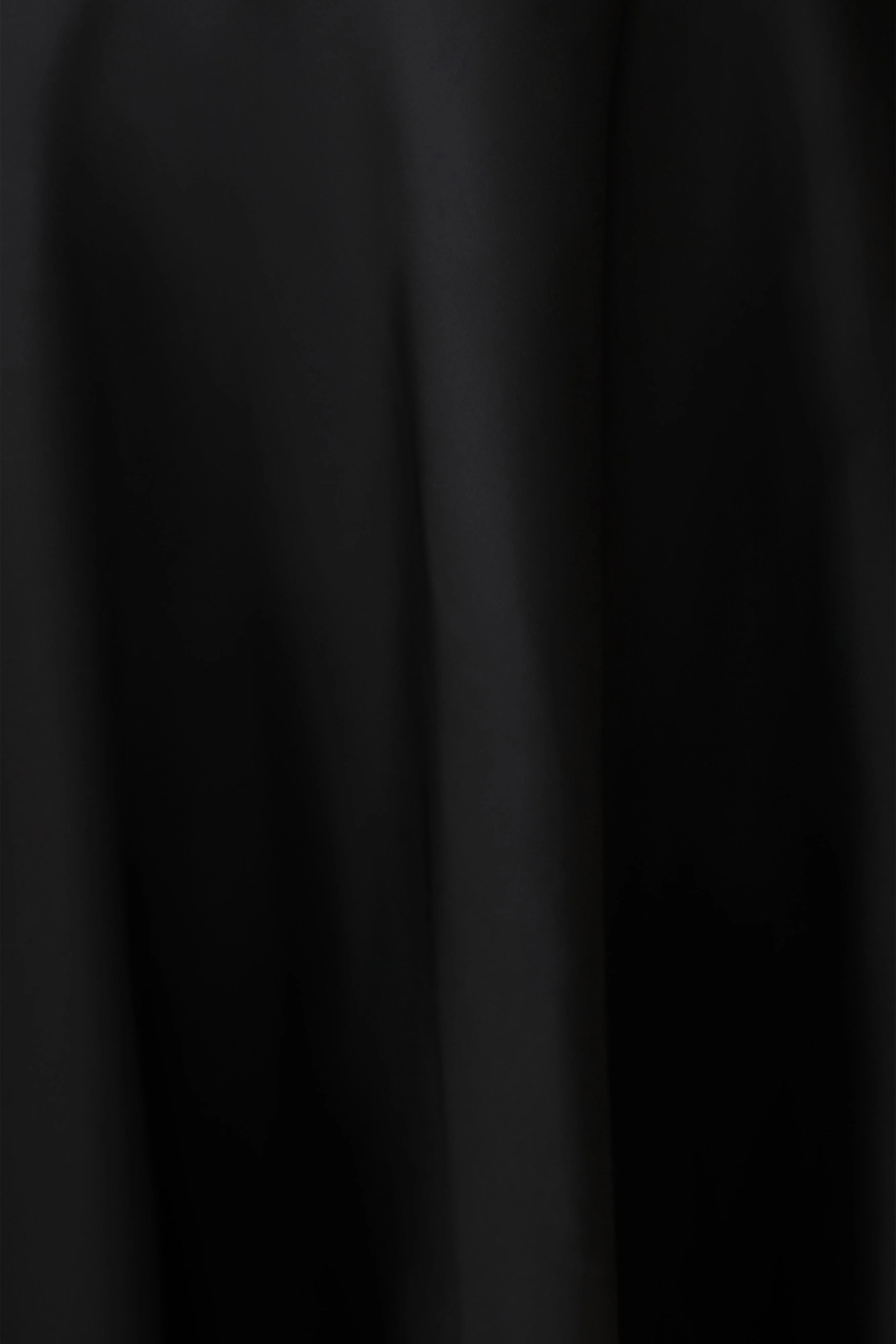 Coralie Asymmetric Satin Midi Skirt - Black - Image 14