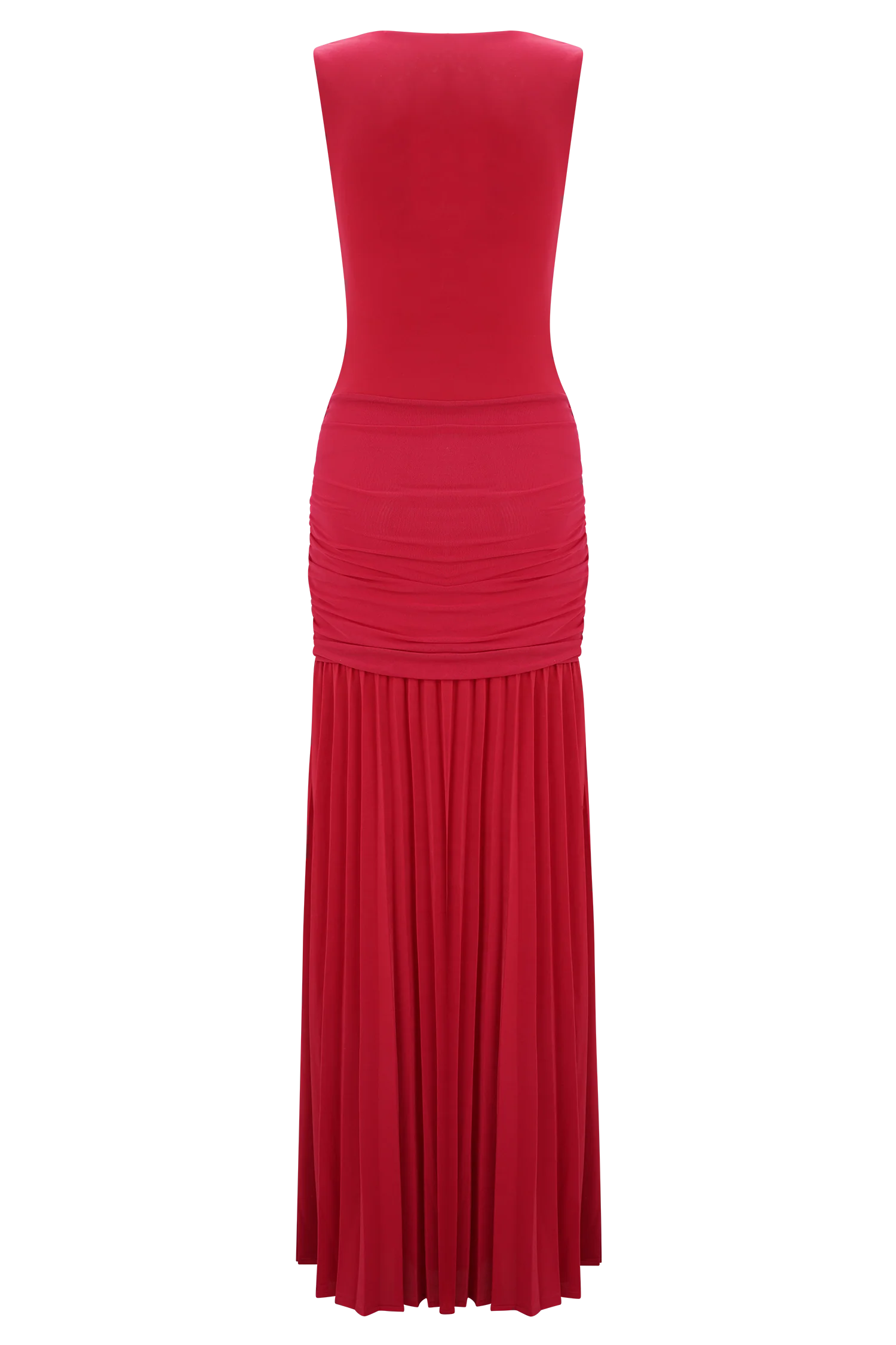 Dania Cowl Neck Slinky Maxi Dress - Fuchsia Pink - Image 9