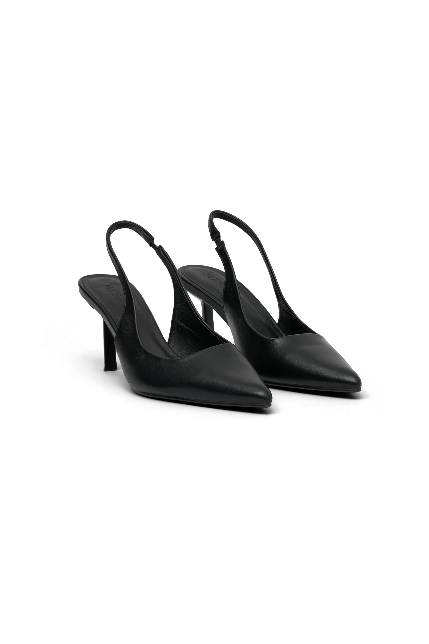 Dasha Sling Back Heels - Black - Image 2