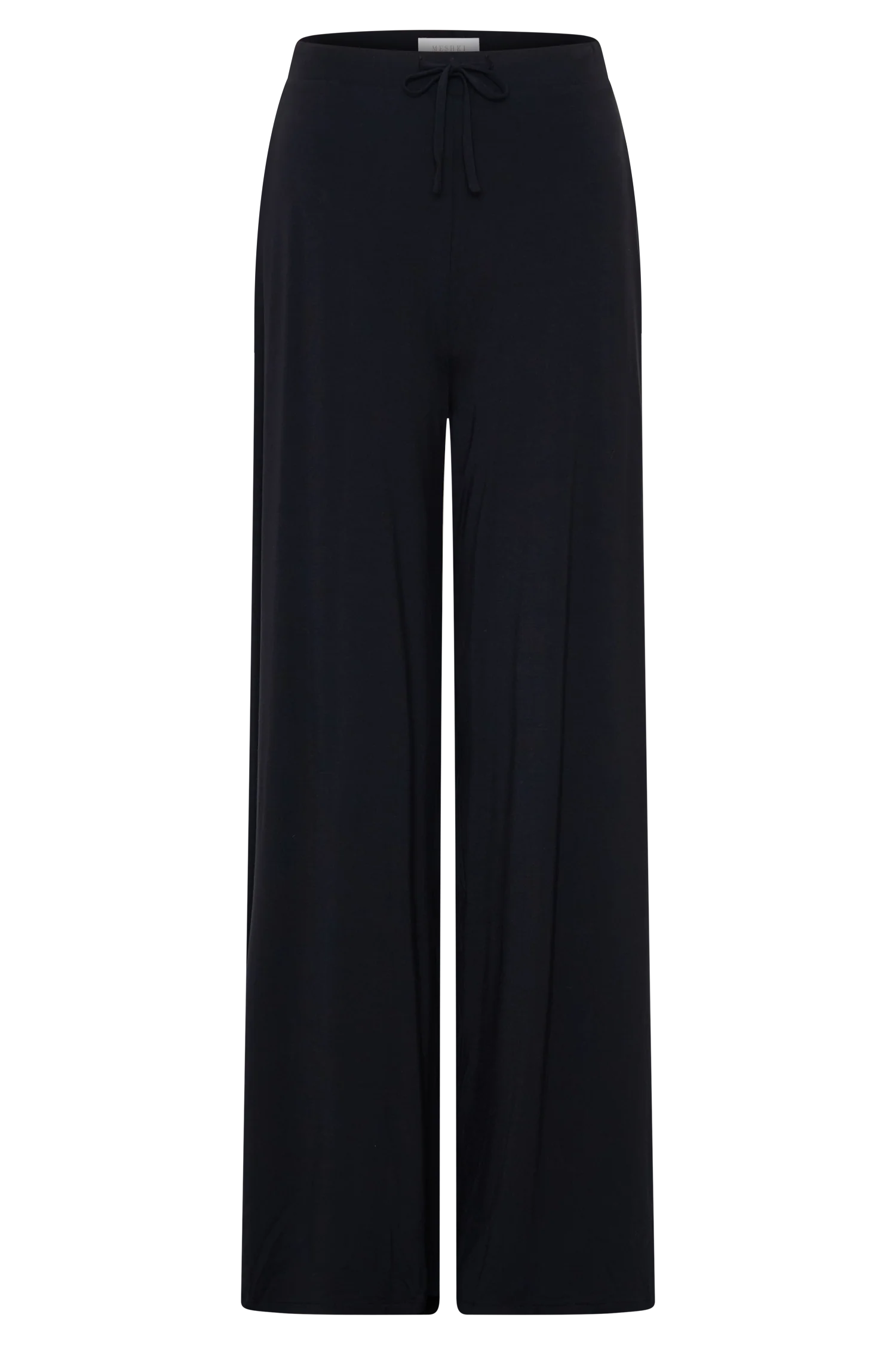 Dewi Wide Leg Modal Pants - Black - Image 7