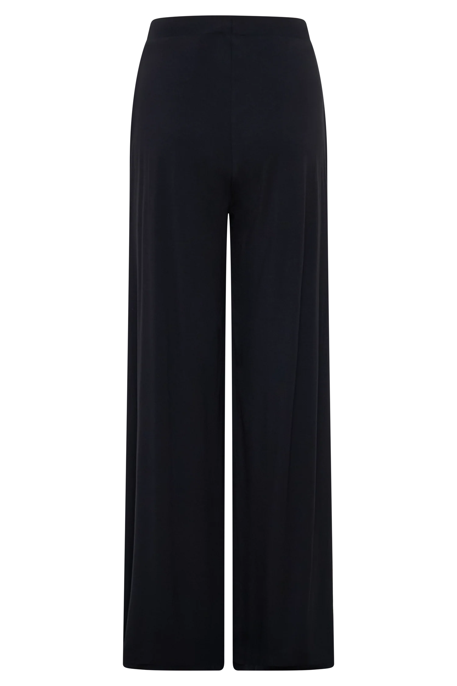 Dewi Wide Leg Modal Pants - Black - Image 8