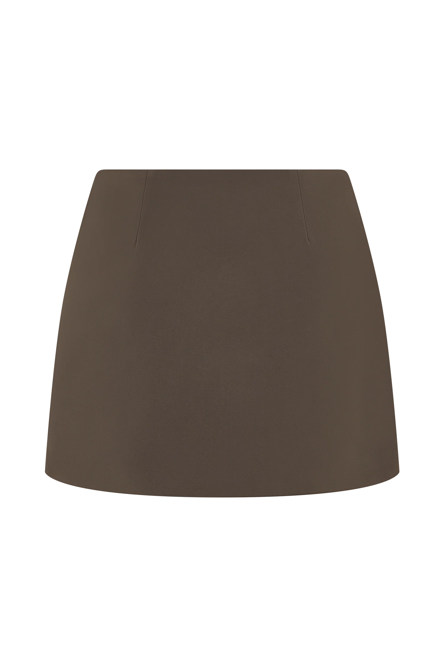 Effy Suiting Mini Skirt - Cacao Brown - Image 8