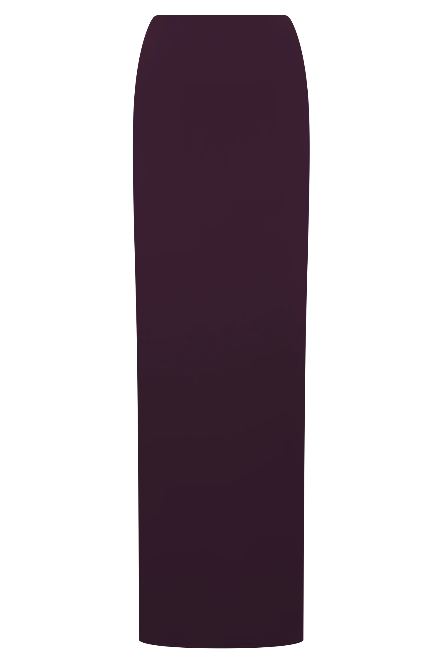 Erina Slinky Ruched Maxi Skirt With Hardware - Aubergine - Image 8