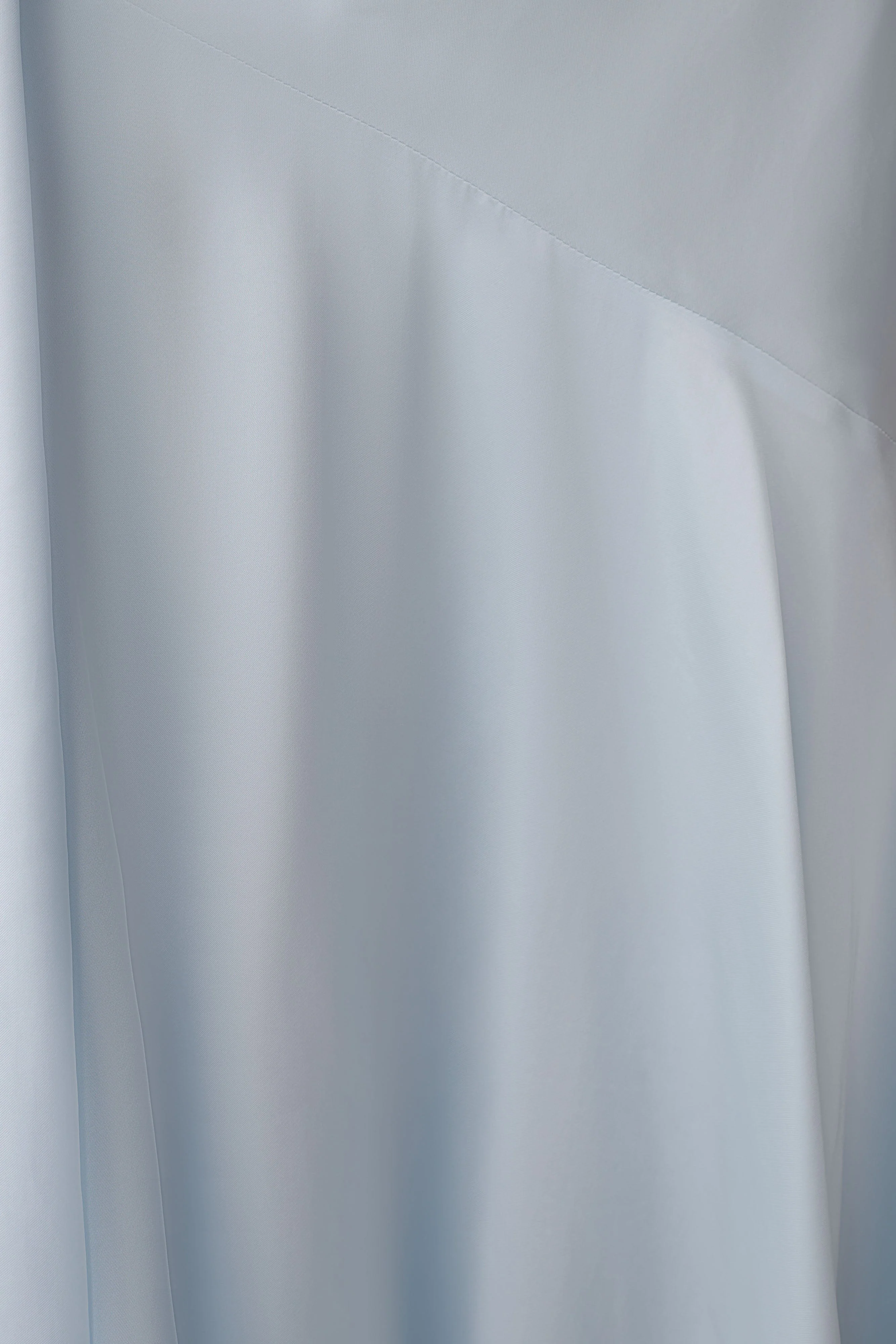 Evelina Halter Asymmetric Hem Midi Dress - Ice Blue - Image 5
