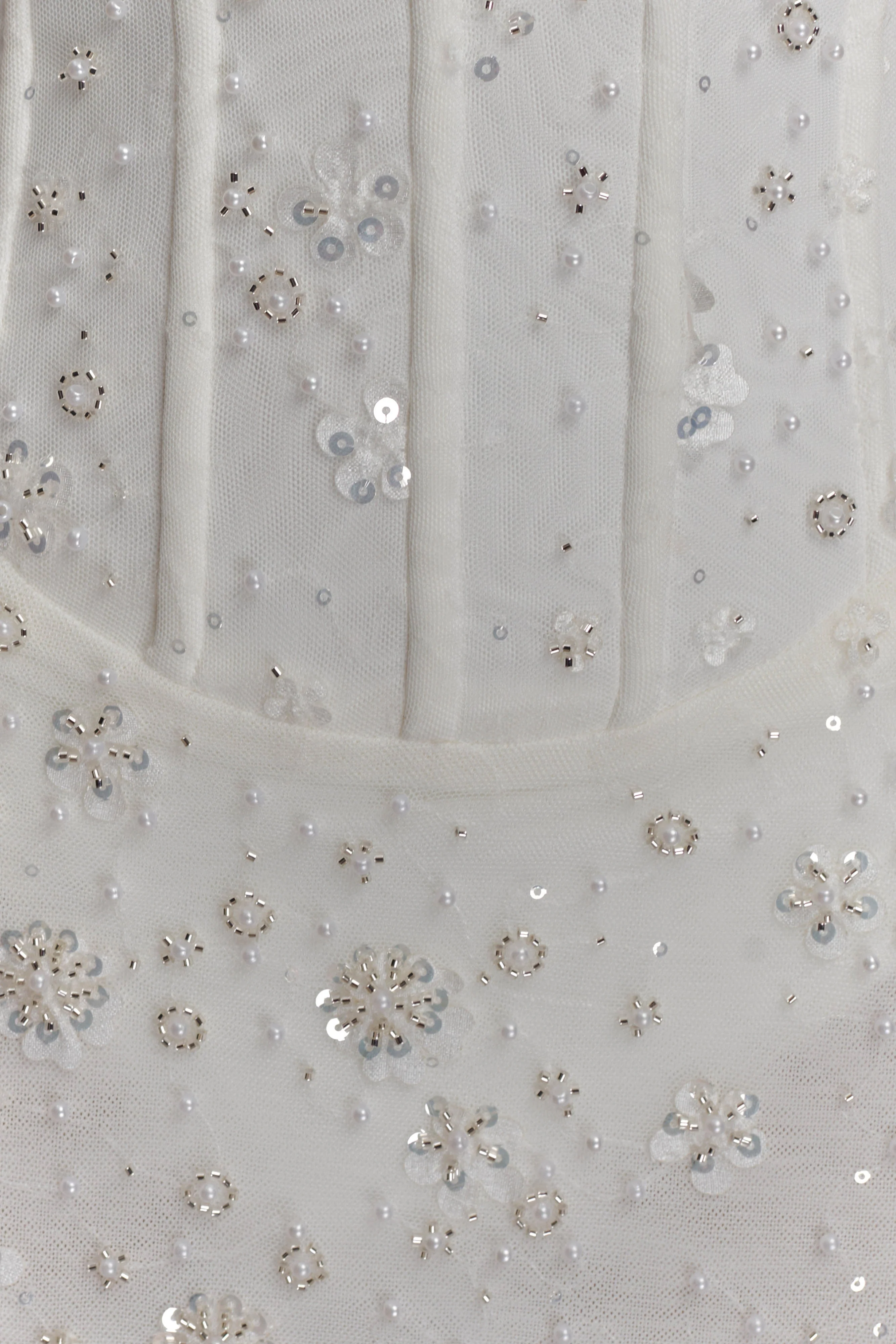 Gemma Strapless Embellished Maxi Dress - Ivory - Image 12