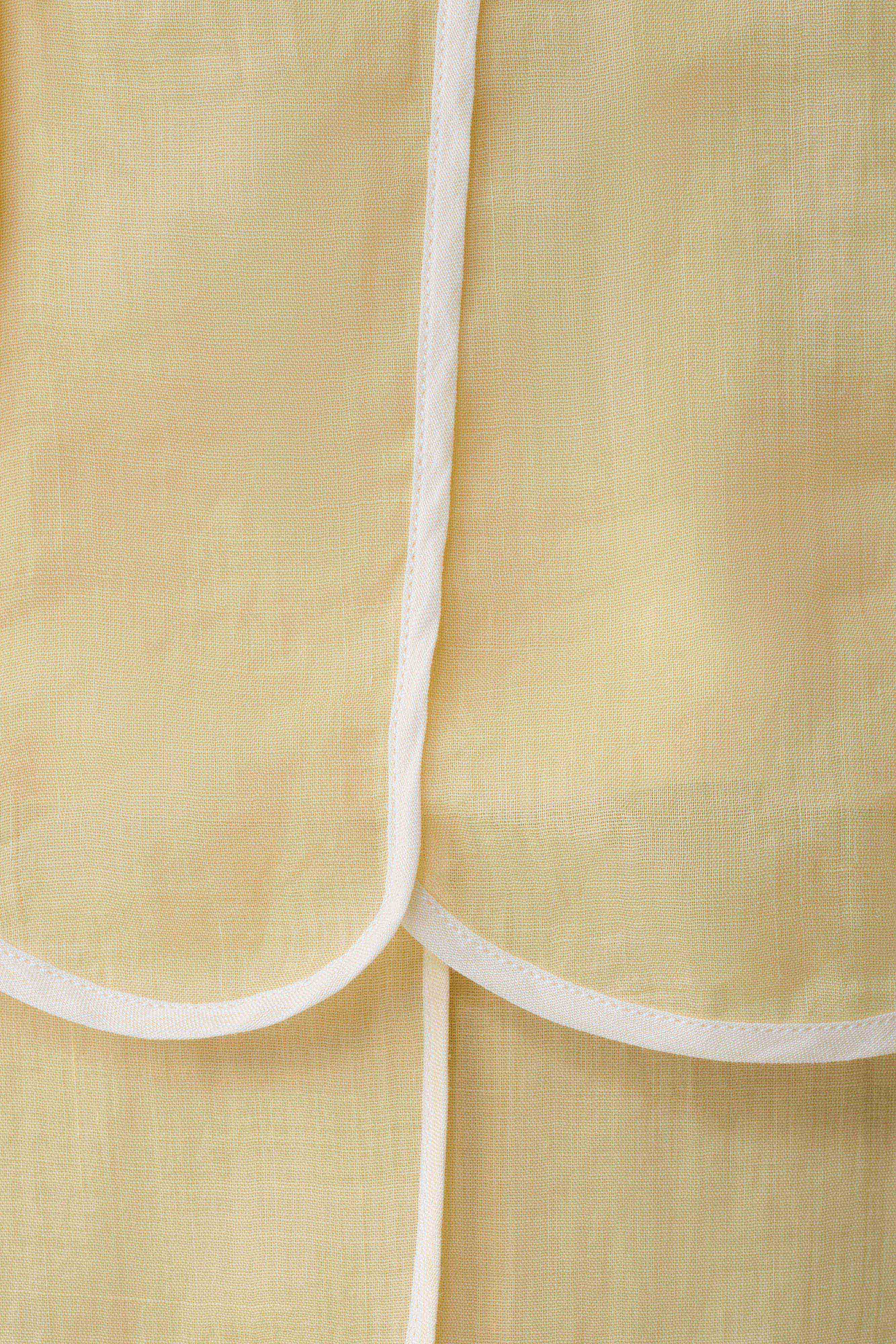 Georgia Panelled Halter Sleeveless Top - Butter - Image 7