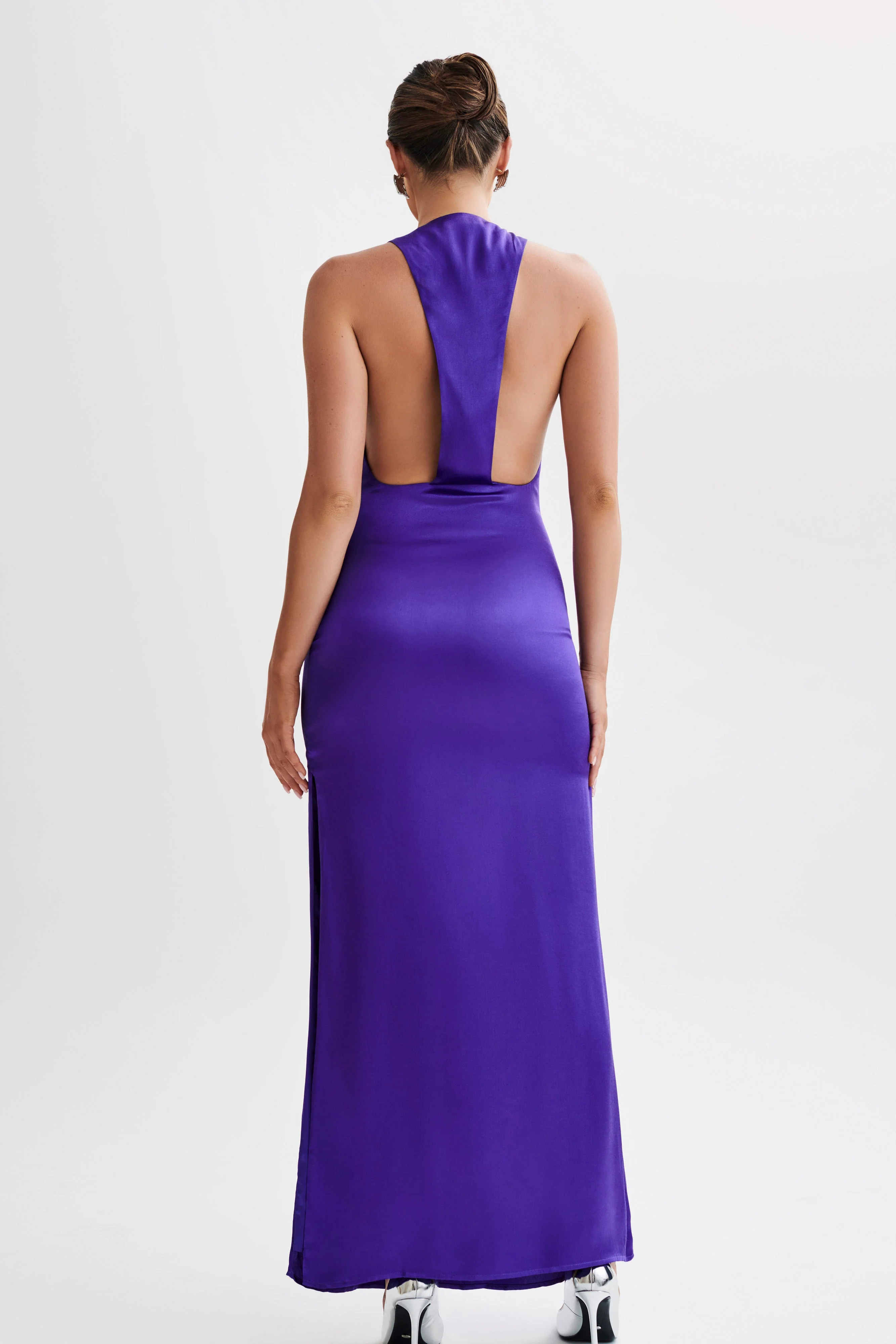 Jacquelyn Racerback Maxi Dress - Deep Purple - Image 5