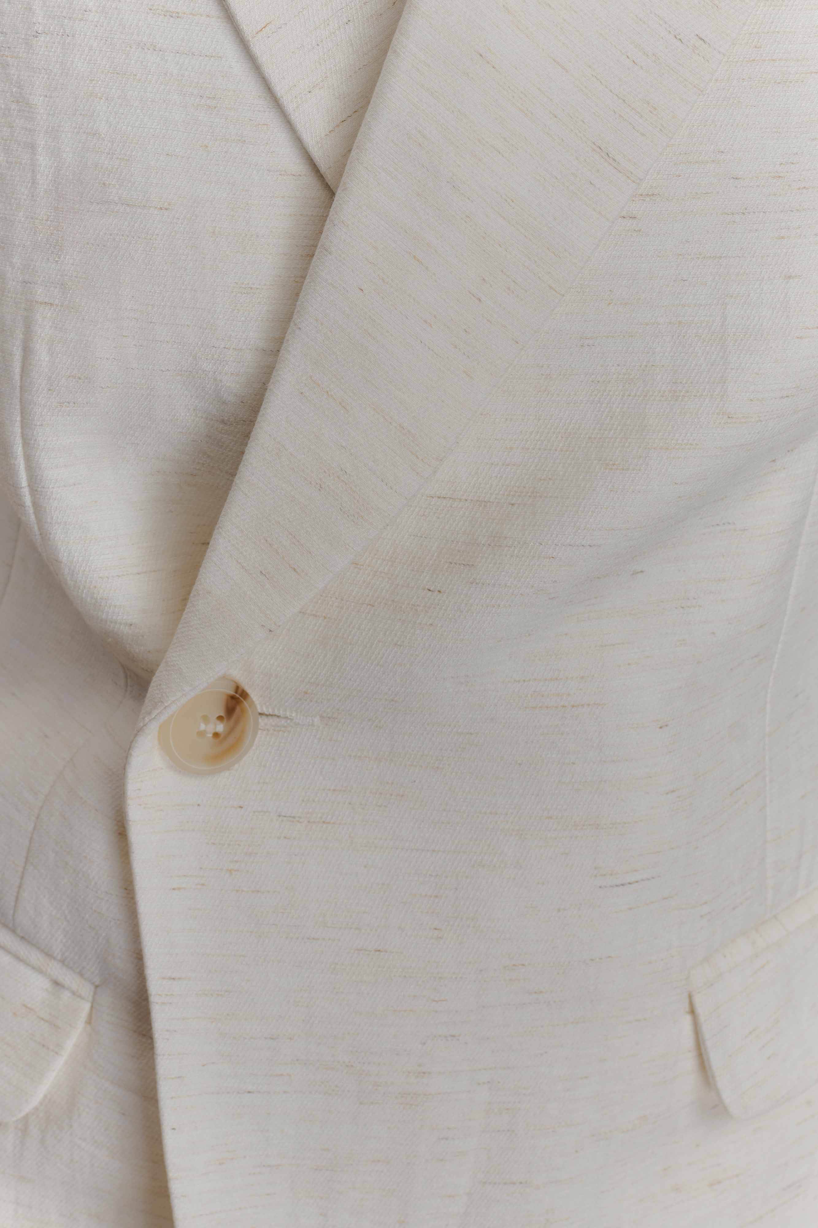 Jameson Cinched Linen Blazer - Oat Marle - Image 7