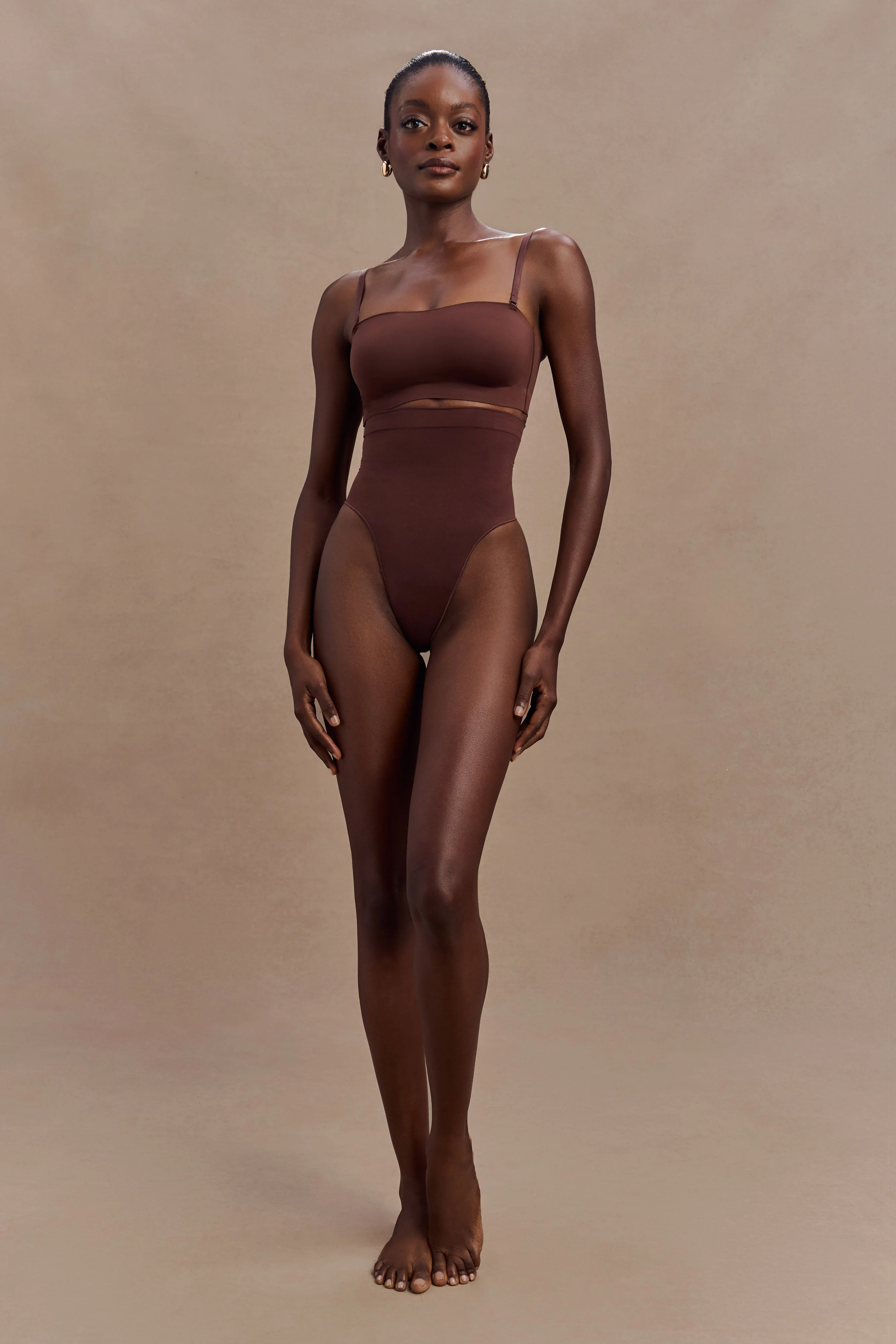 Joanna Strapless Shapewear Bra - Espresso - Image 5