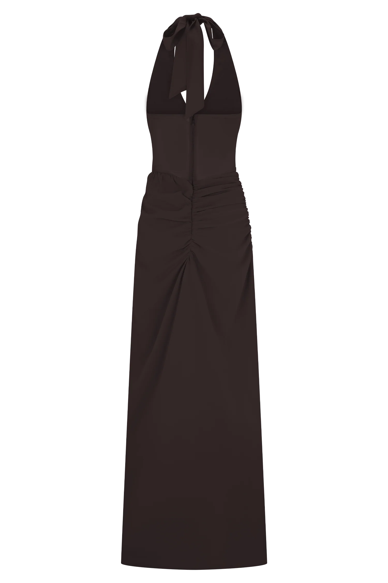 Jonna Chiffon And Mesh Maxi Dress - Dark Chocolate - Image 7