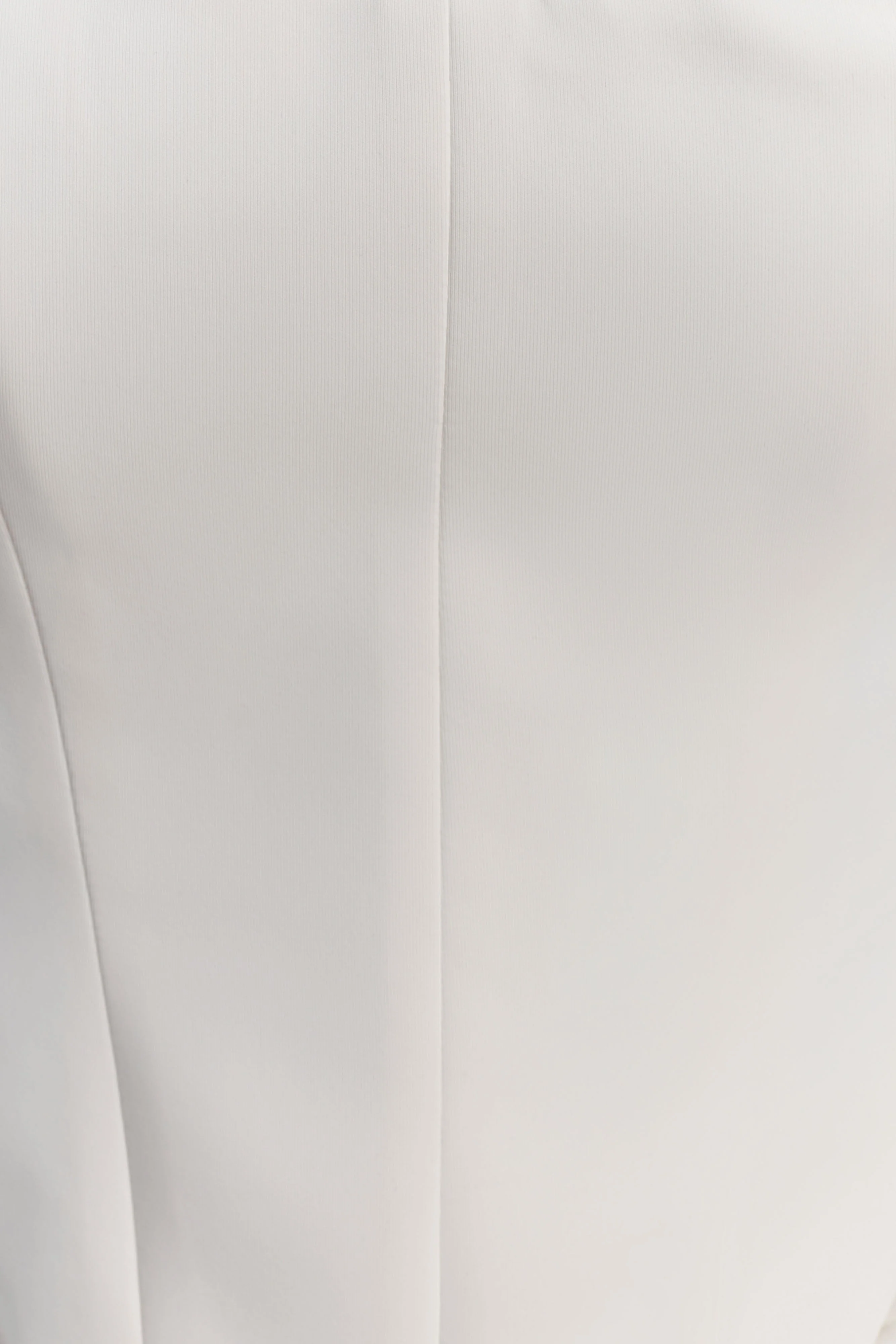 Karina Strapless Scuba Corset  - White - Image 7