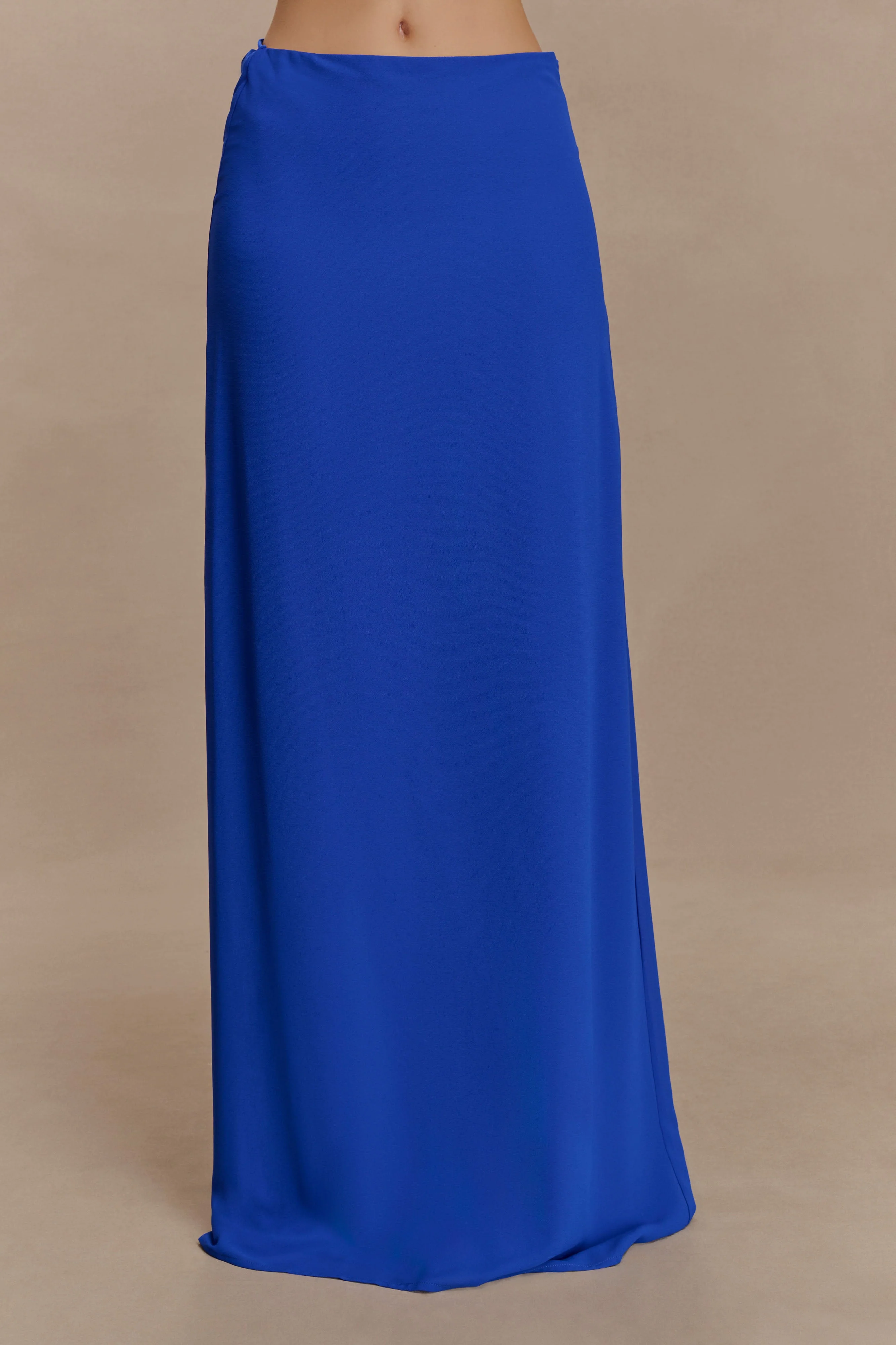 Katalina Chiffon Maxi Skirt - Cobalt Blue - Image 2