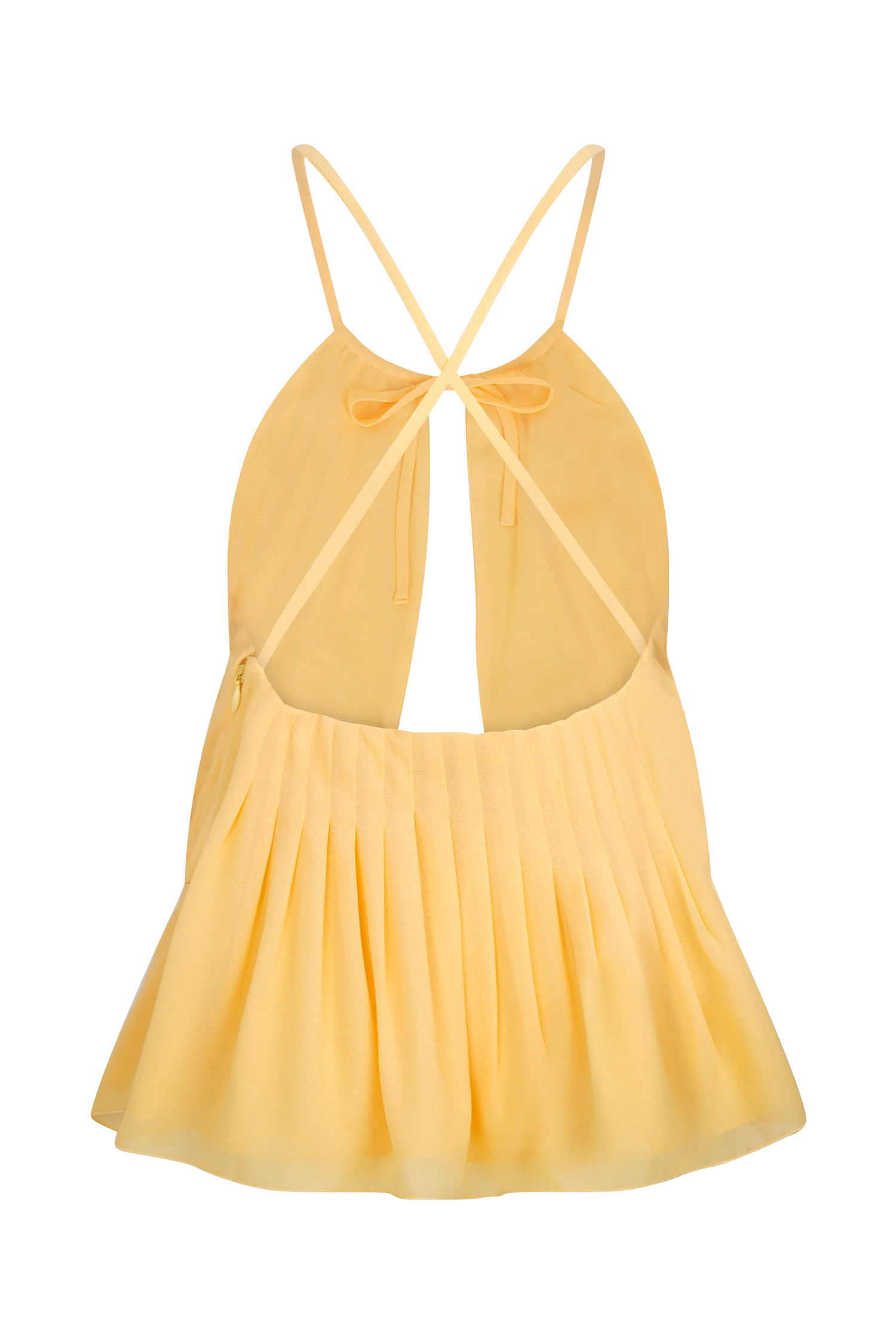 Korra Chiffon Halter Top - Butterscotch - Image 8