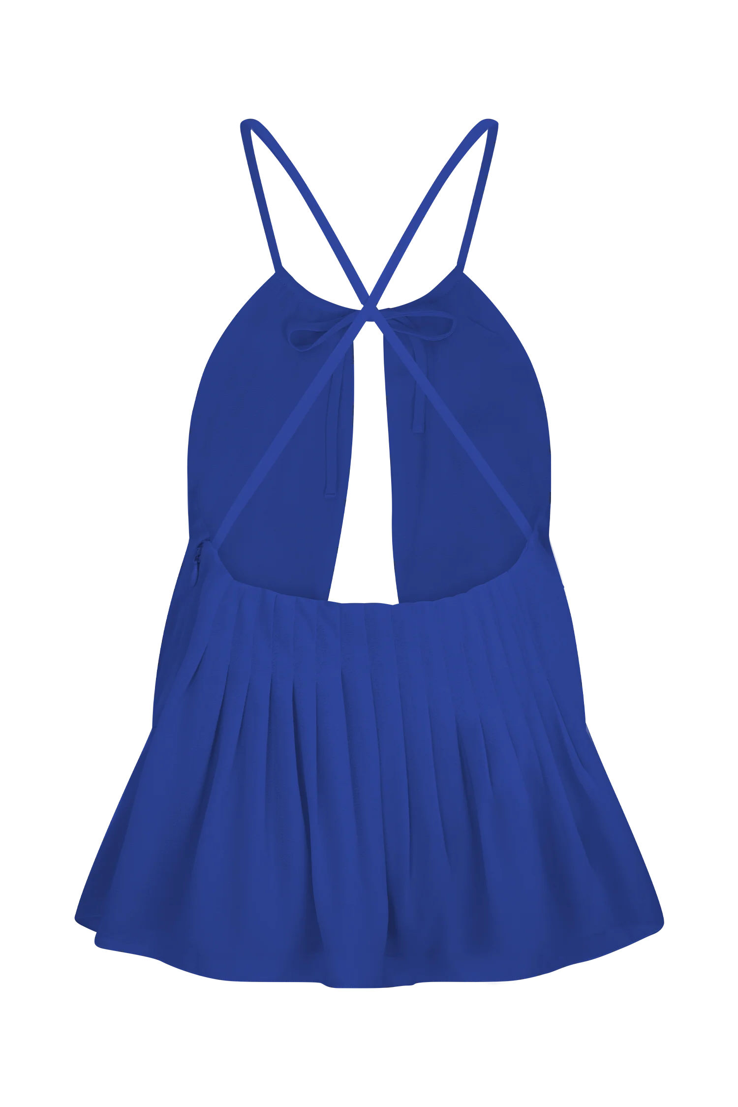 Korra Chiffon Halter Top - Cobalt Blue - Image 6