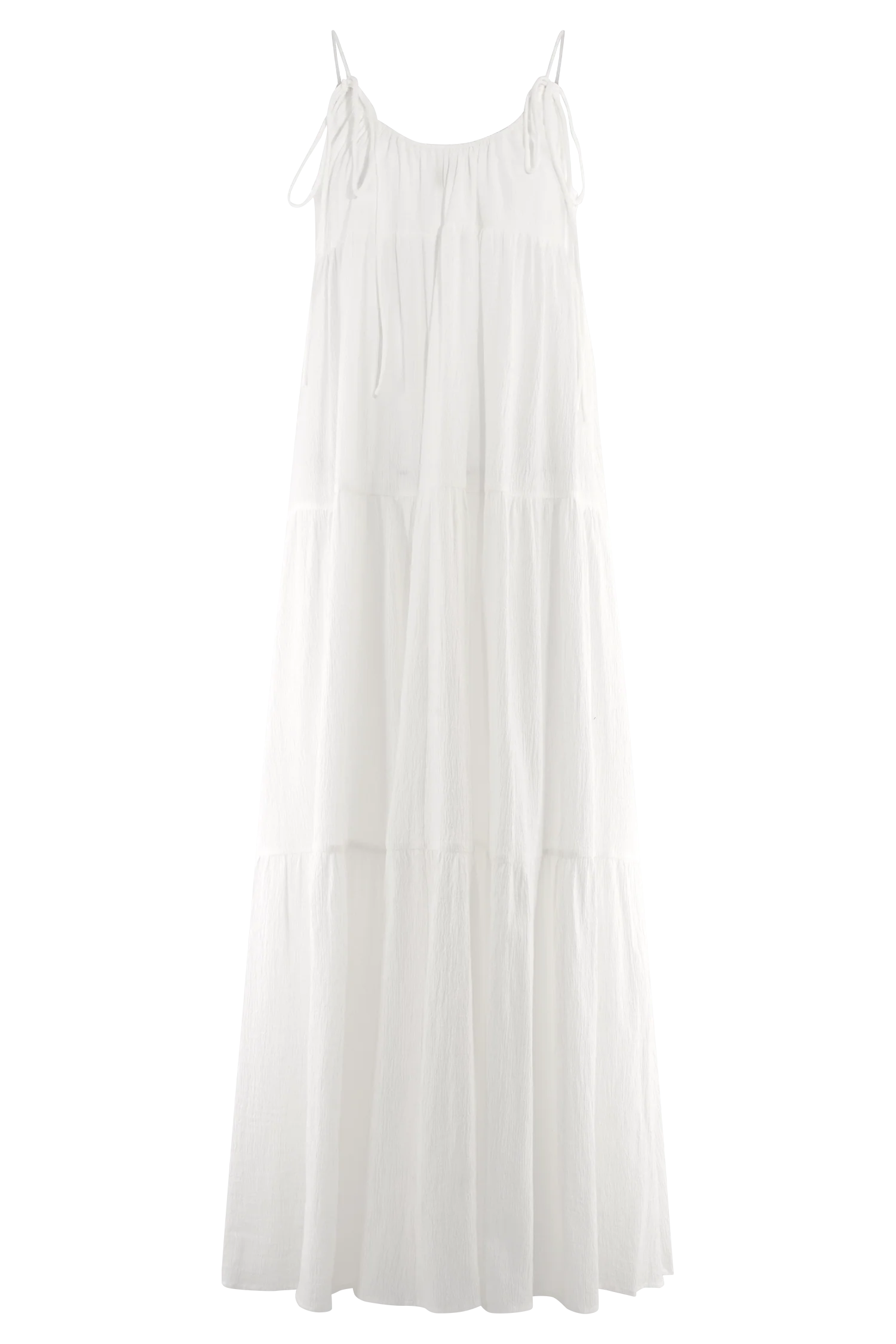 Lenny Front Tie Top - White - Image 10