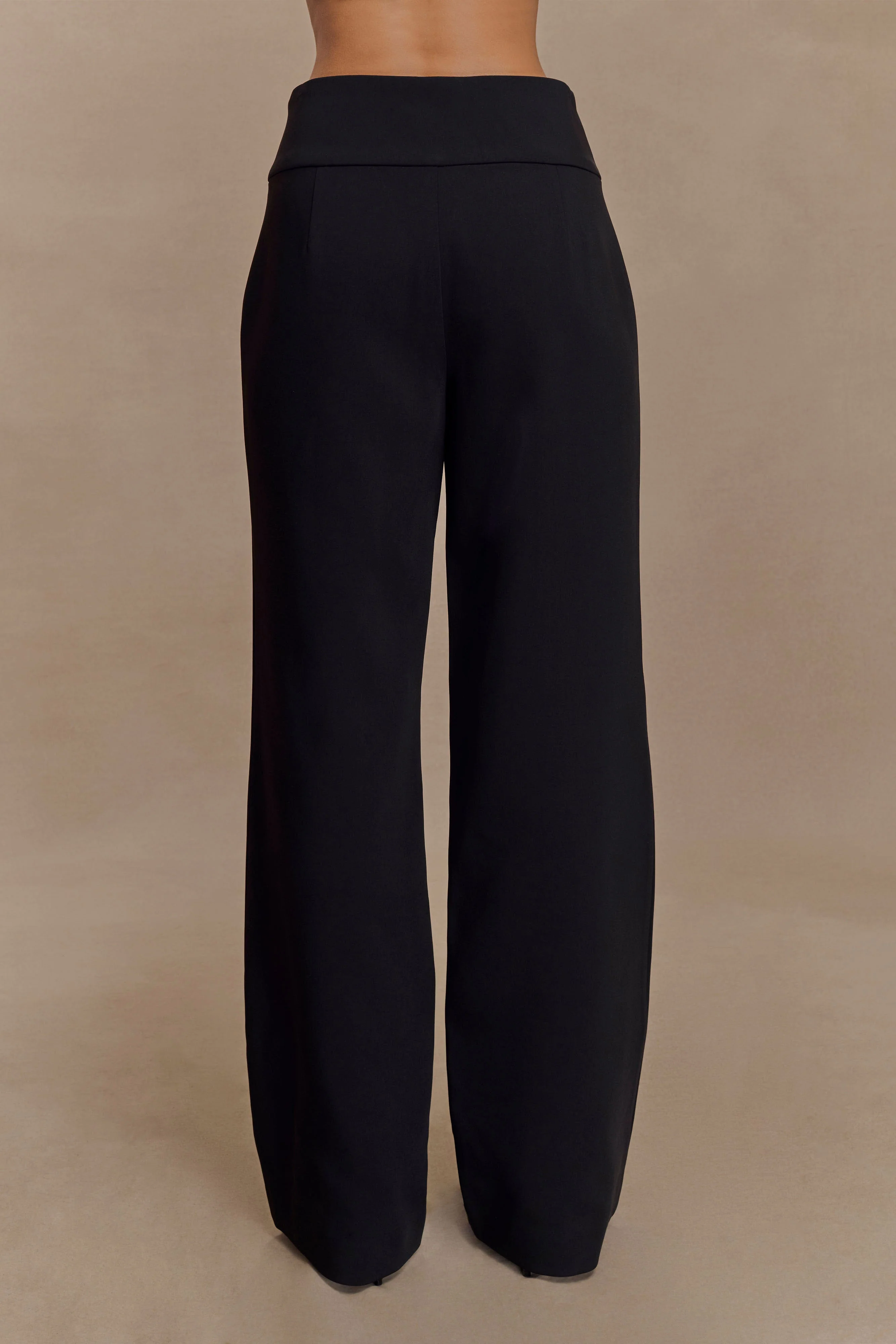 Lindie Straight Leg Suiting Pants - Black - Image 6