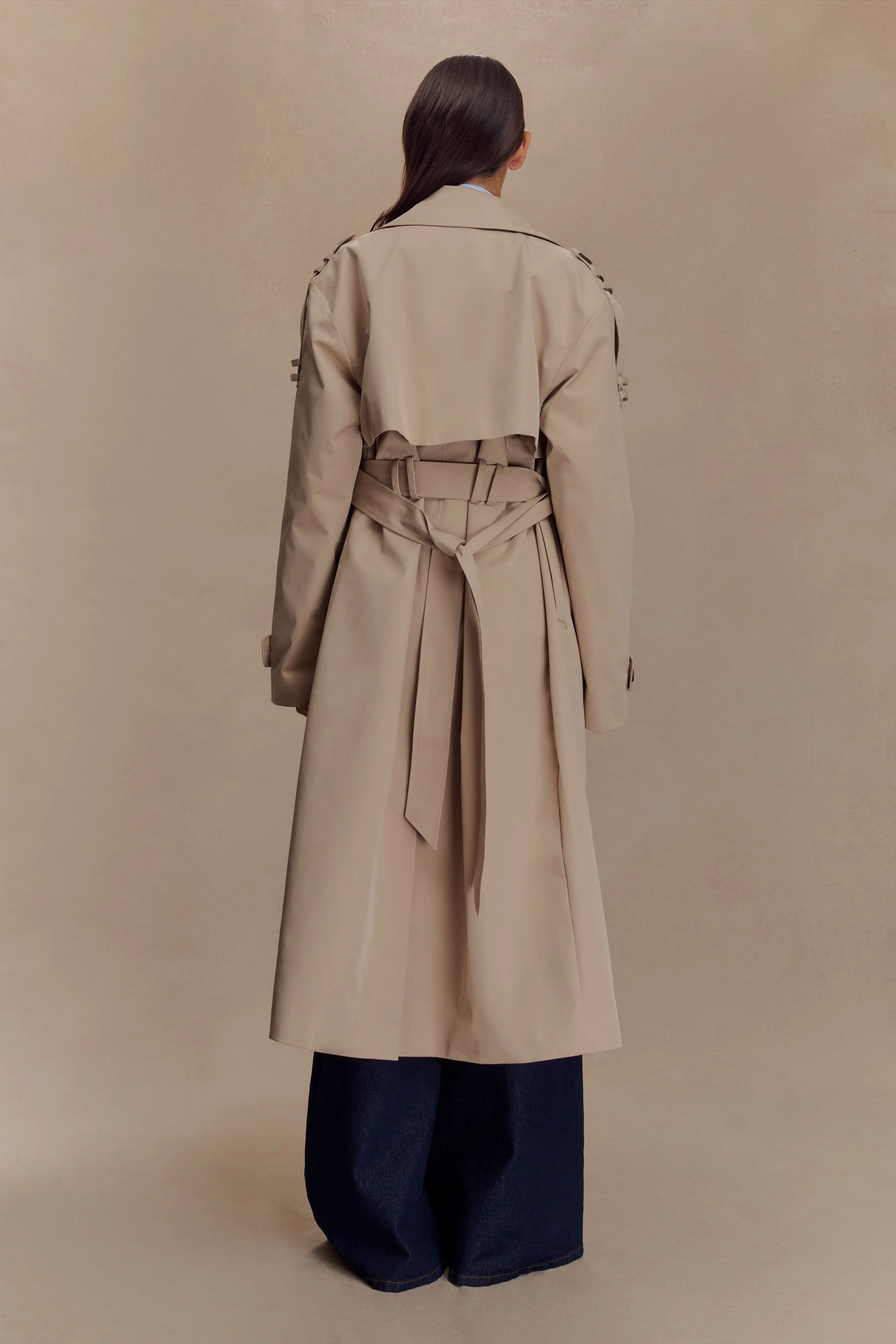 Lois Twill Trench Coat - Camel - Image 5