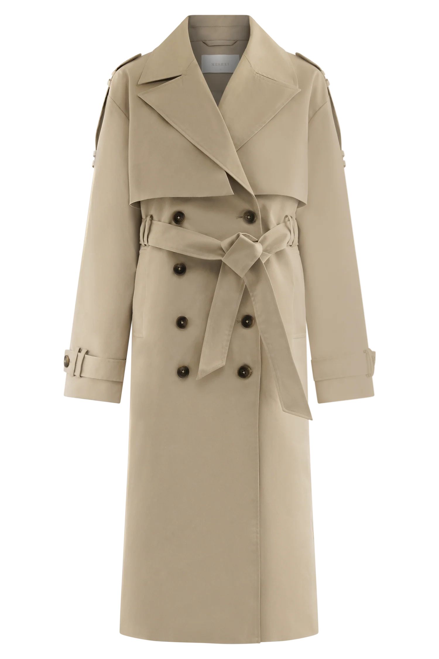 Lois Twill Trench Coat - Camel - Image 9