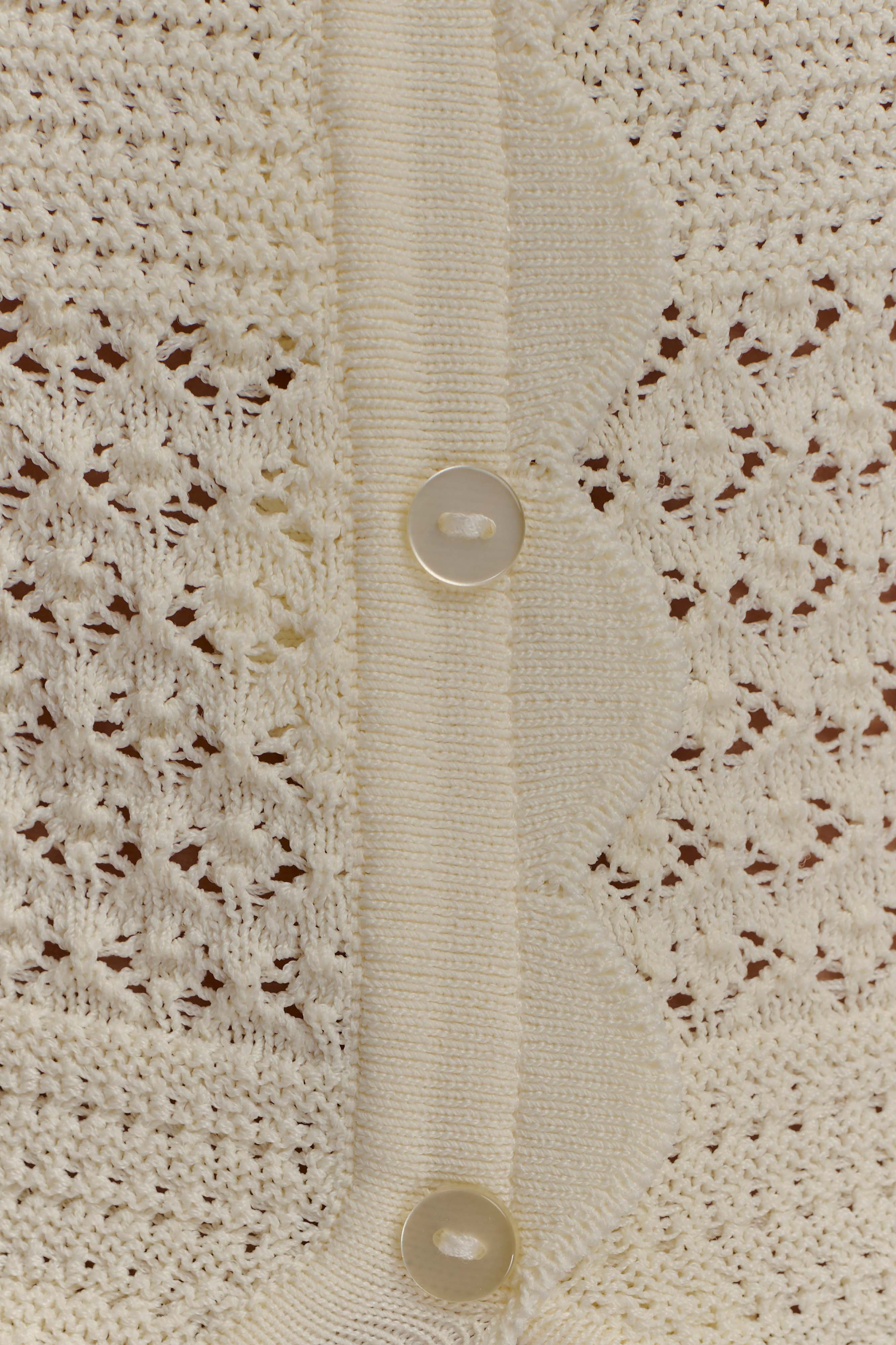 Madeline Scallop Knit Top - Ivory - Image 9