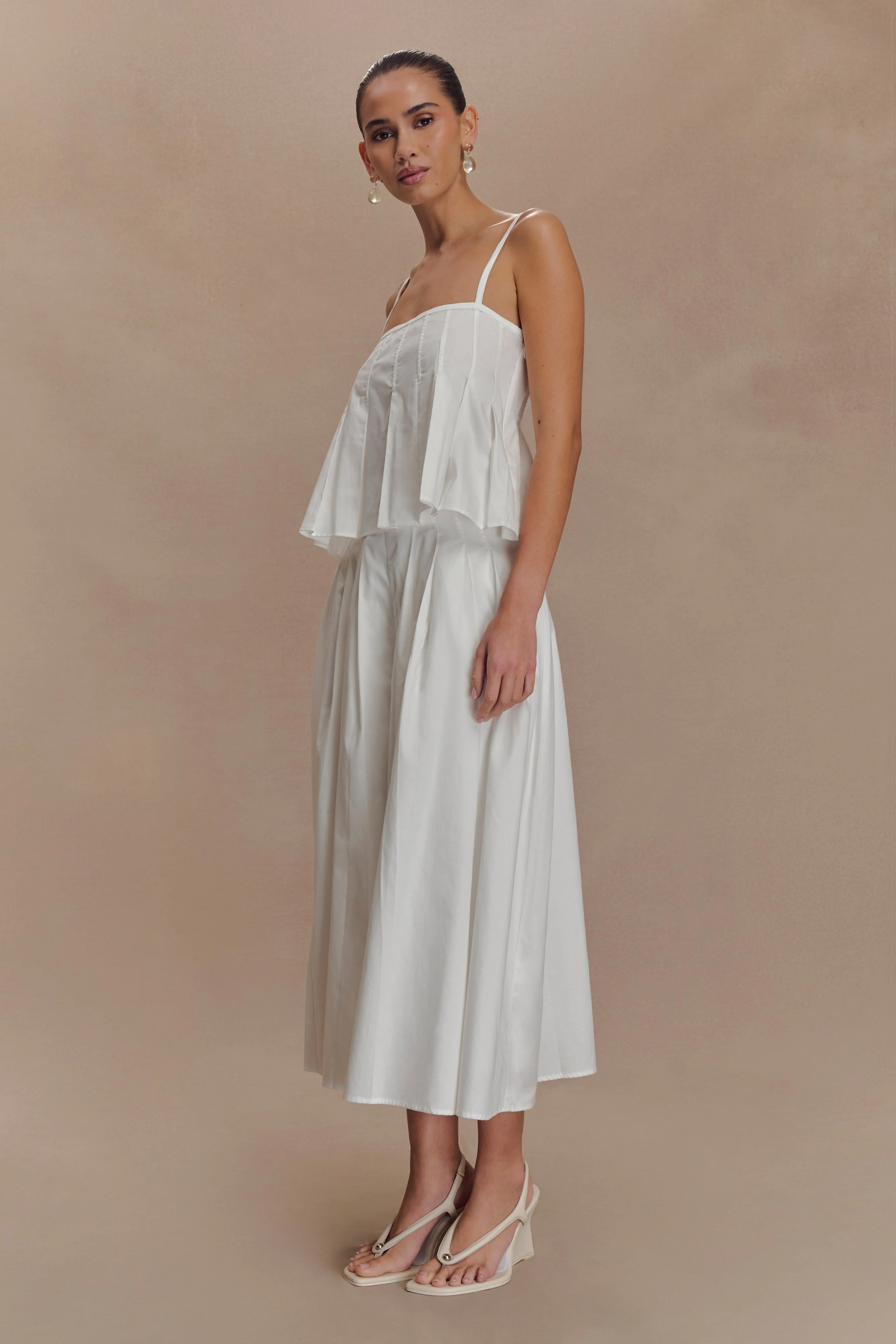 Mae Cotton Top - White - Image 4