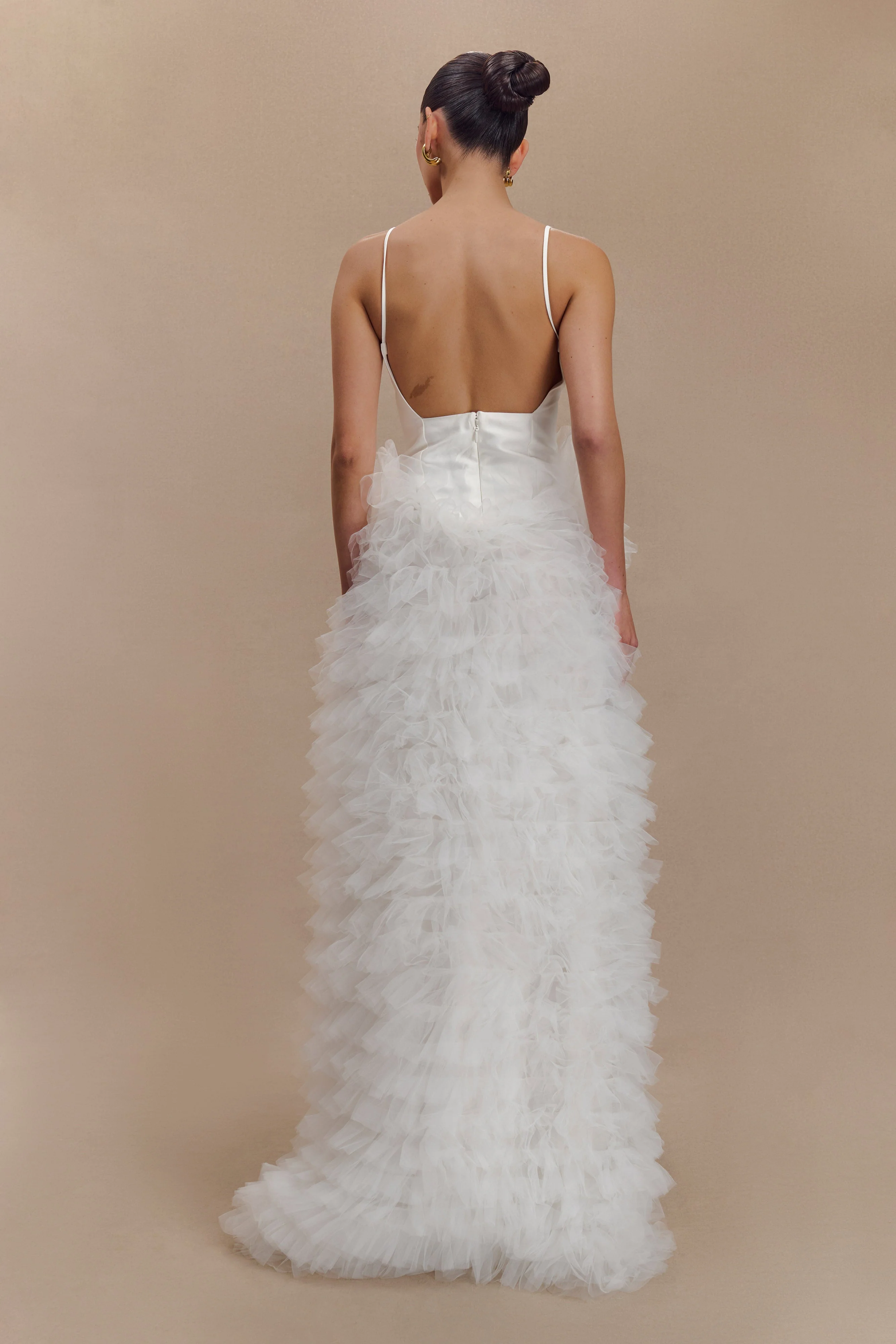Magnolia Tiered Ruffle Maxi Dress - Ivory - Image 2