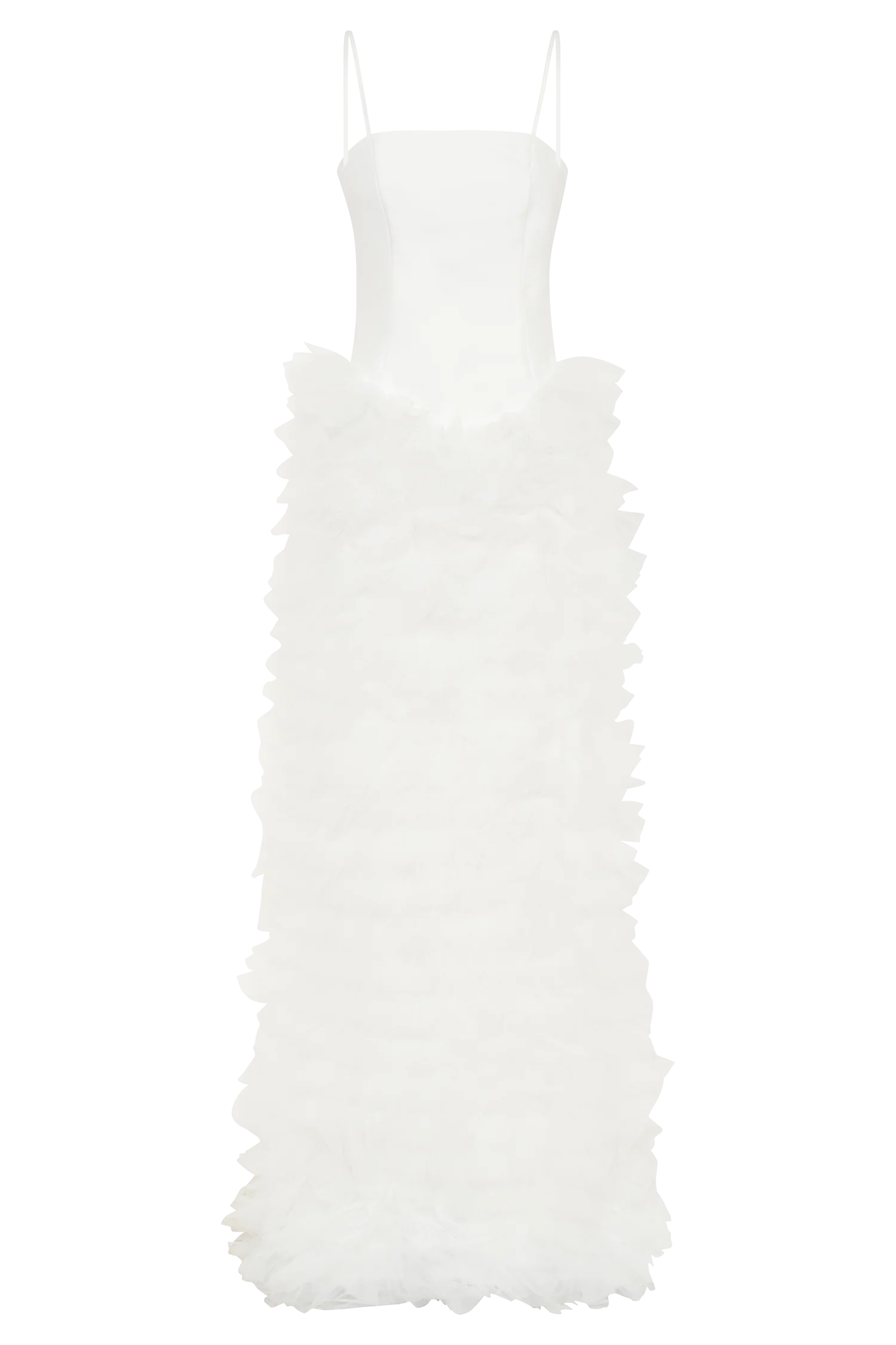 Magnolia Tiered Ruffle Maxi Dress - Ivory - Image 7