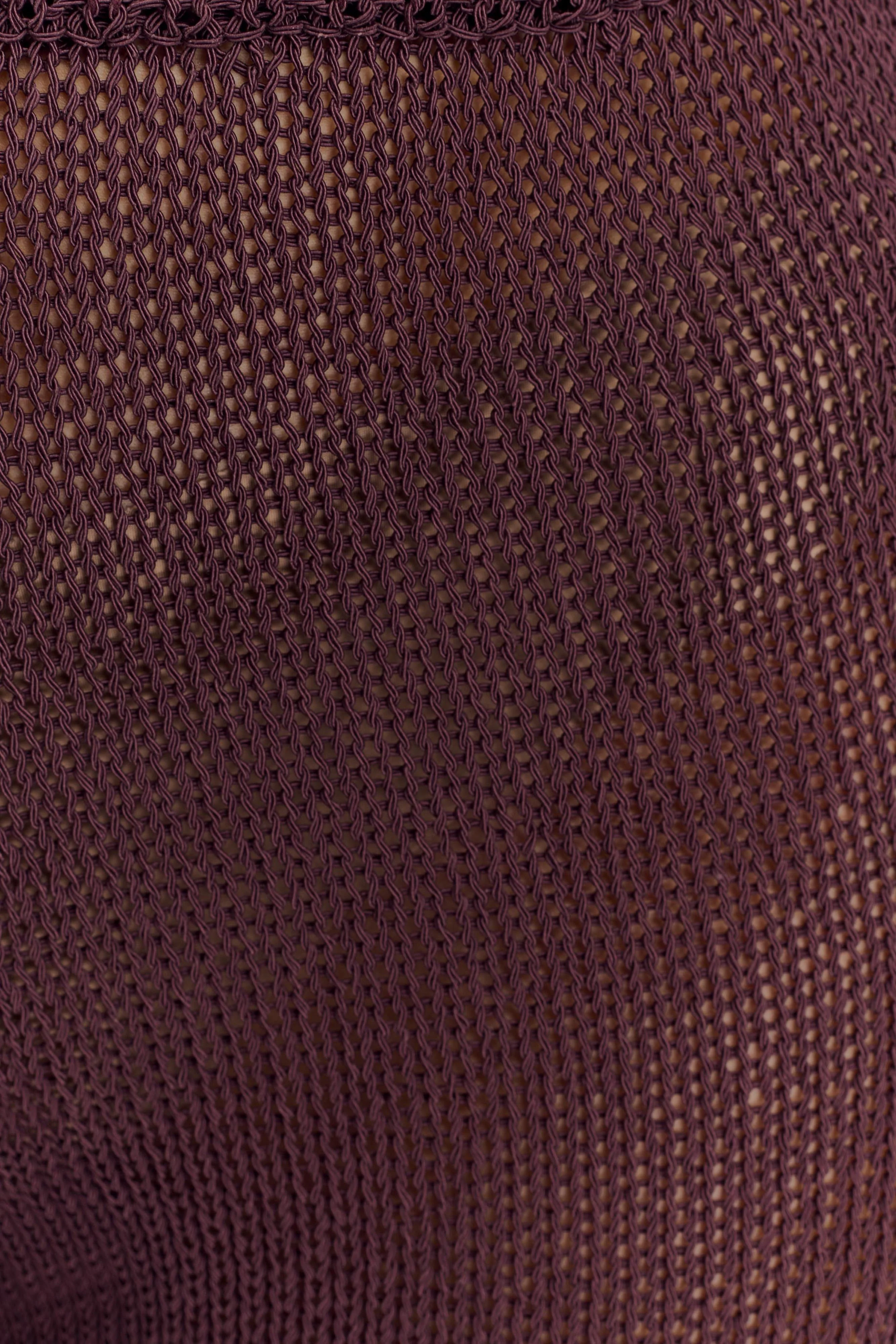 Malani Knit Top With Hardware - Chocolate - Image 5