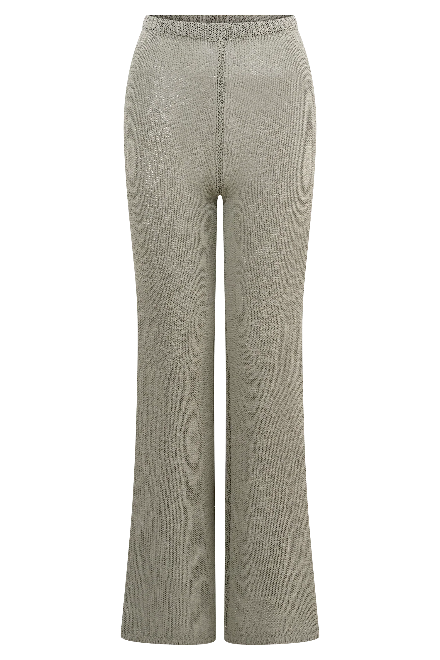 Malani Wide Leg Knit Pants - Sage - Image 7