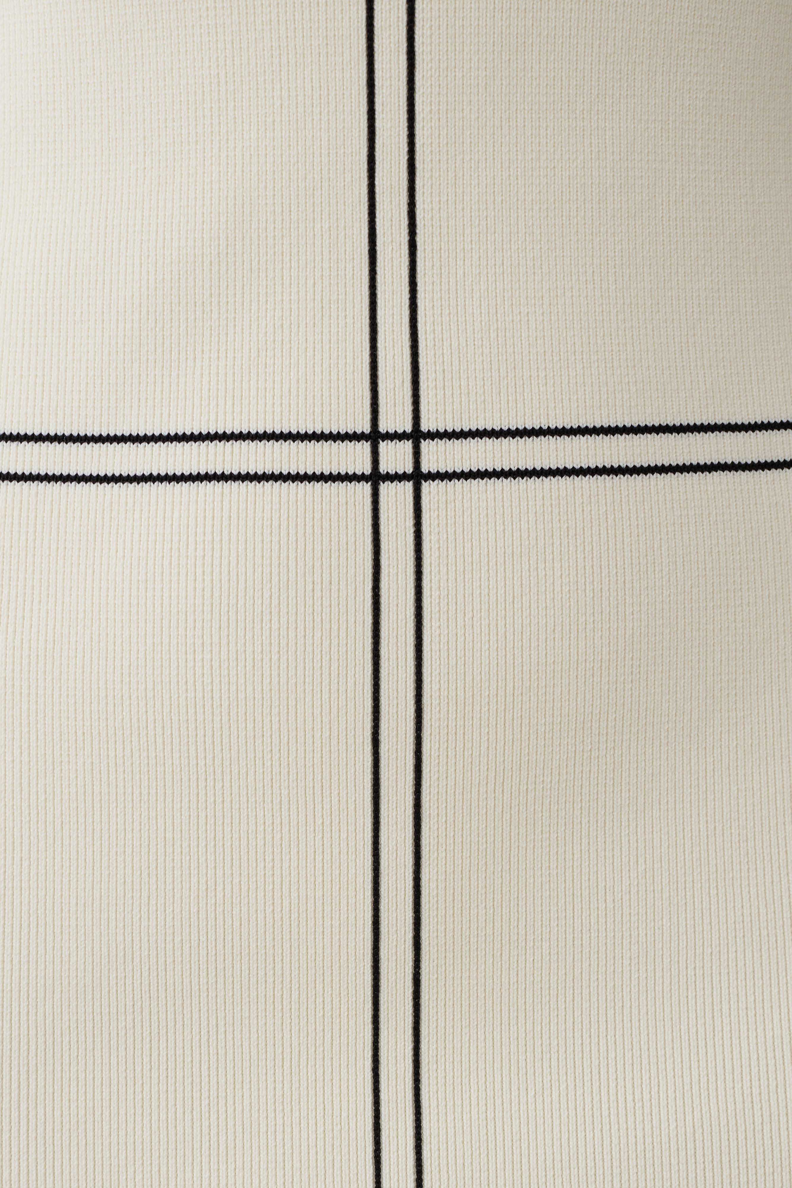 Malone Bandage Knit Midi Dress - Ivory - Image 9