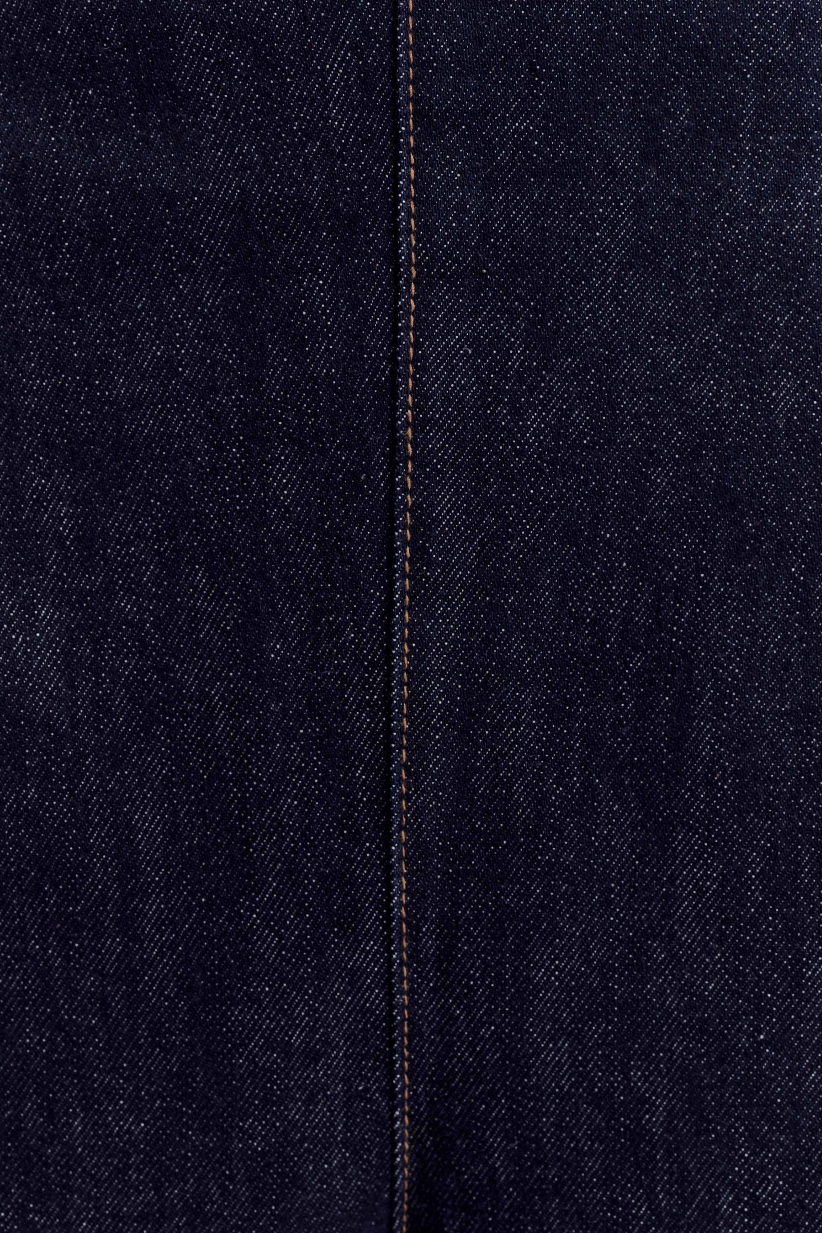Maral High Waisted Dart Jeans - Washed Indigo Blue - Image 7