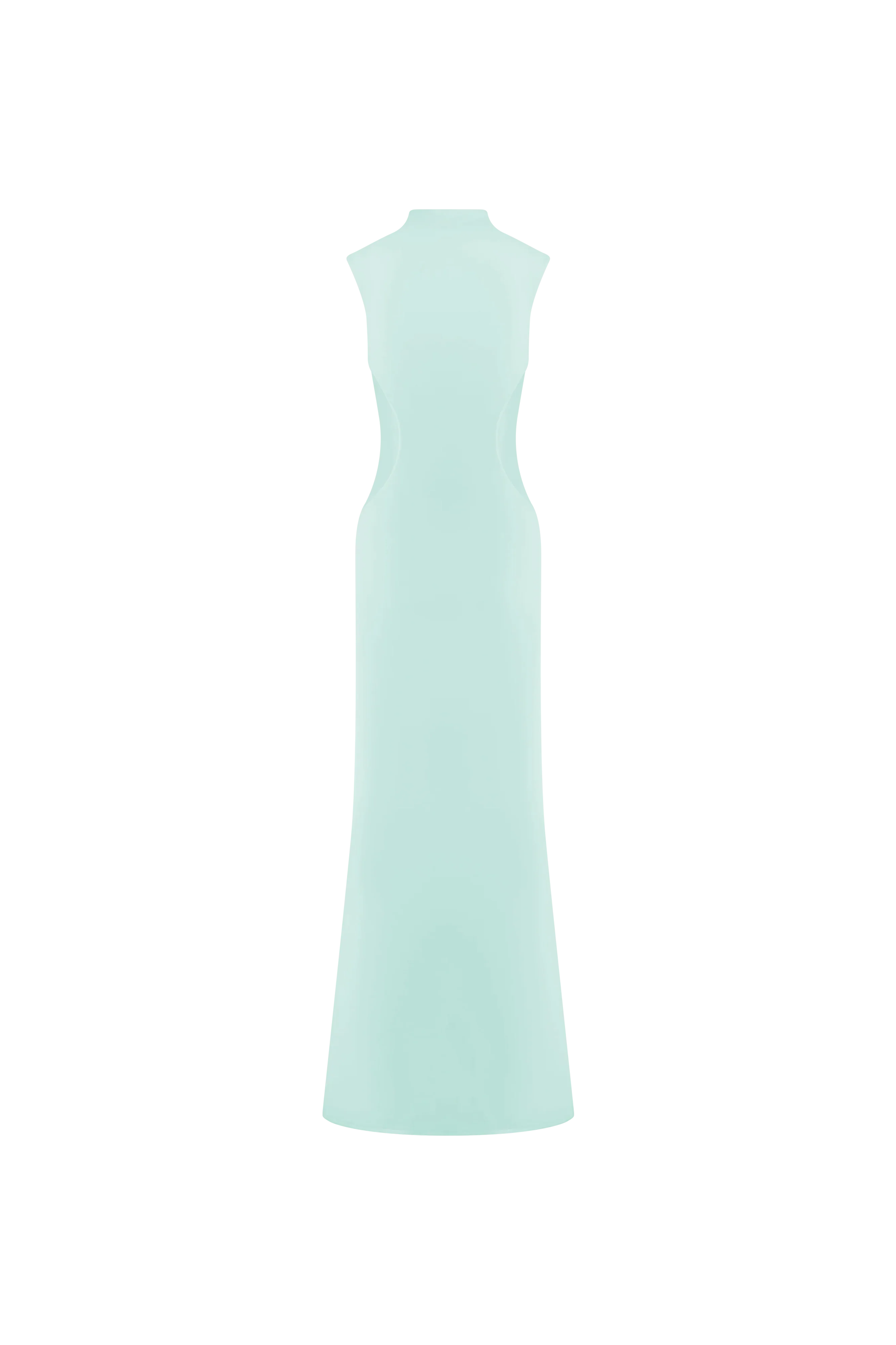 Massie Slinky And Mesh Maxi Dress - Lagoon - Image 10